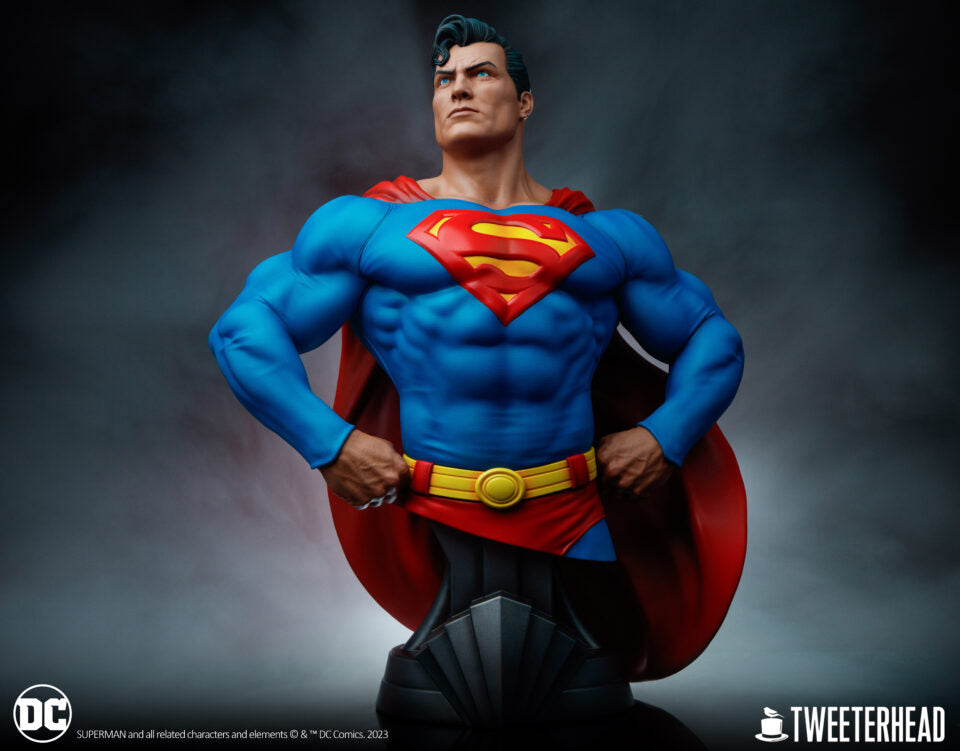 Superman Bust 1/3 Scale DC Comics - Collectors Row Inc.
