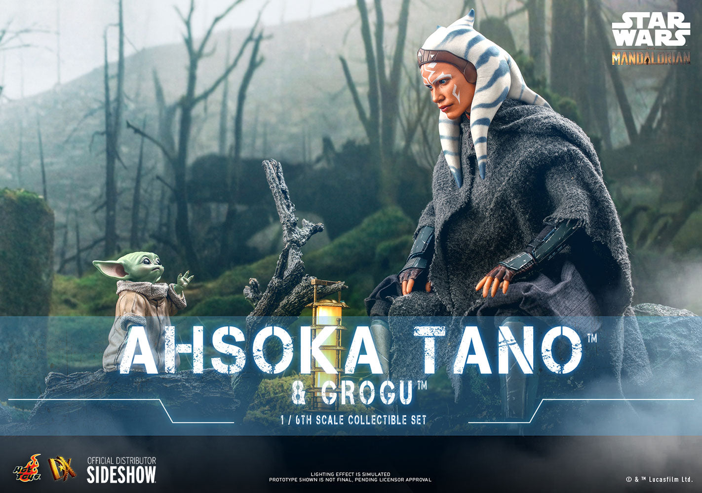 Ahsoka Tano and Grogu Sixth Scale Figure Set