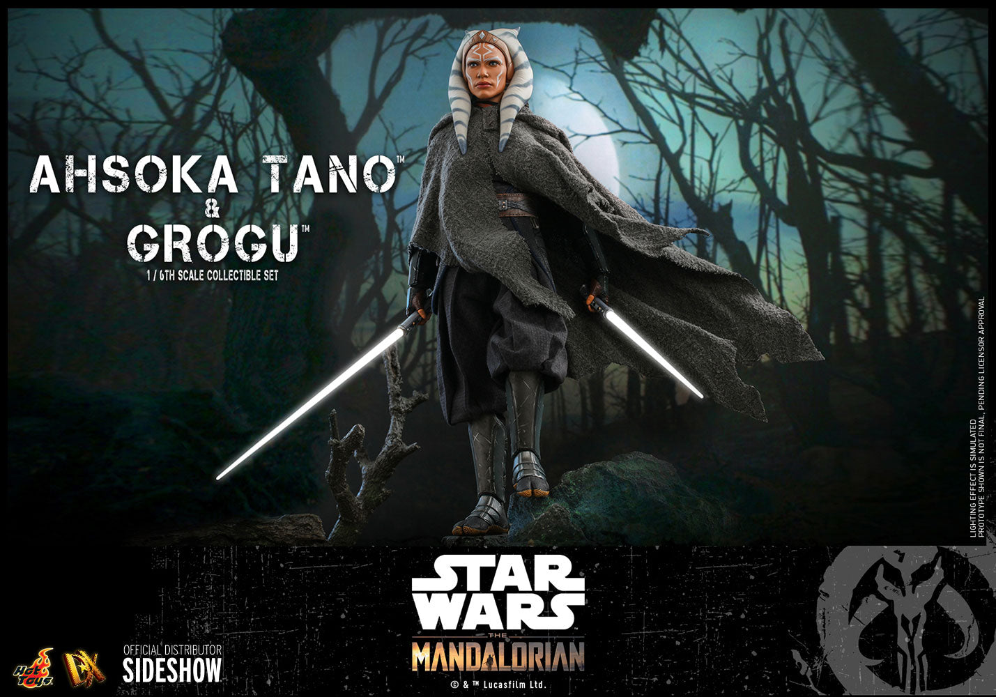 Ahsoka Tano and Grogu Sixth Scale Figure Set