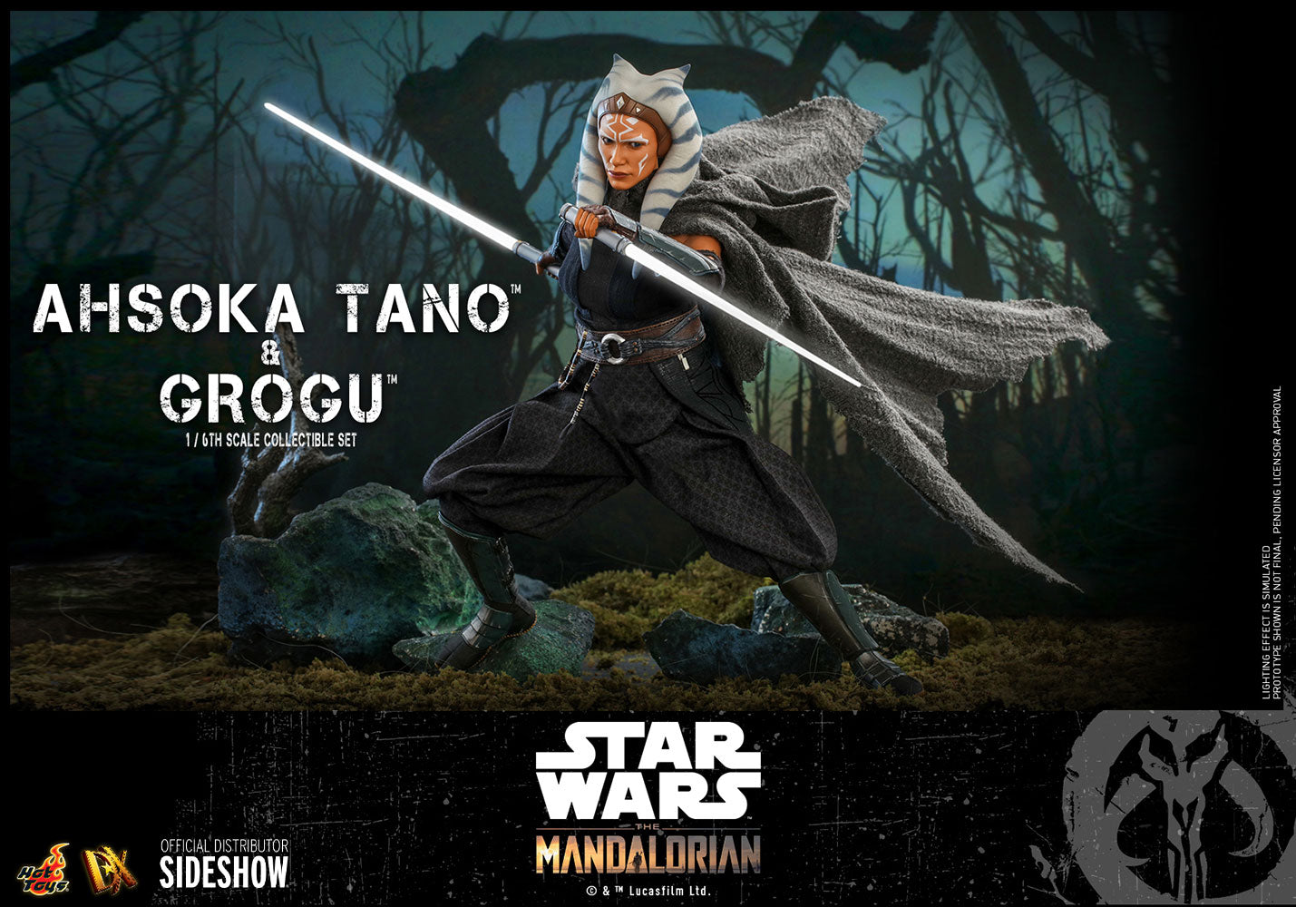 Ahsoka Tano and Grogu Sixth Scale Figure Set
