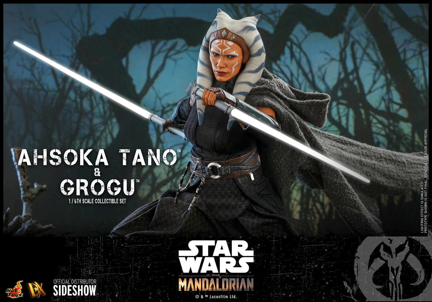 Ahsoka Tano and Grogu Sixth Scale Figure Set