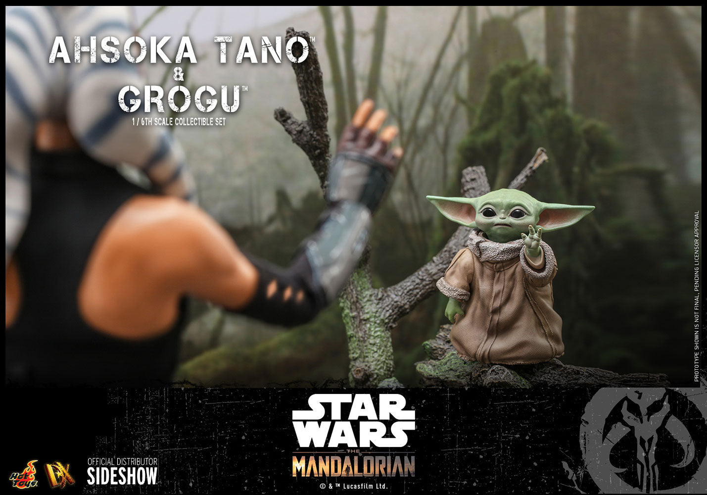 Ahsoka Tano and Grogu Sixth Scale Figure Set