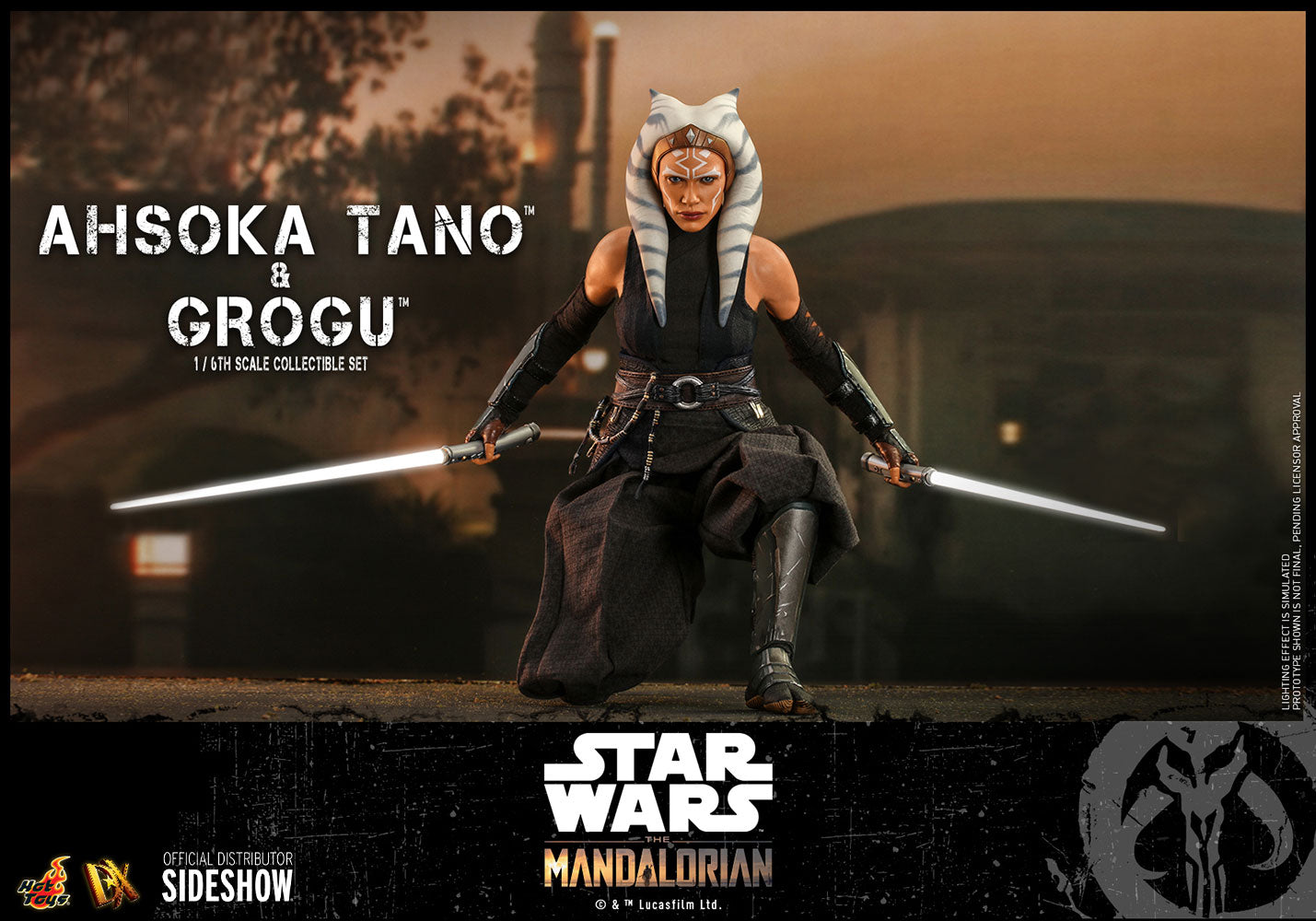 Ahsoka Tano and Grogu Sixth Scale Figure Set