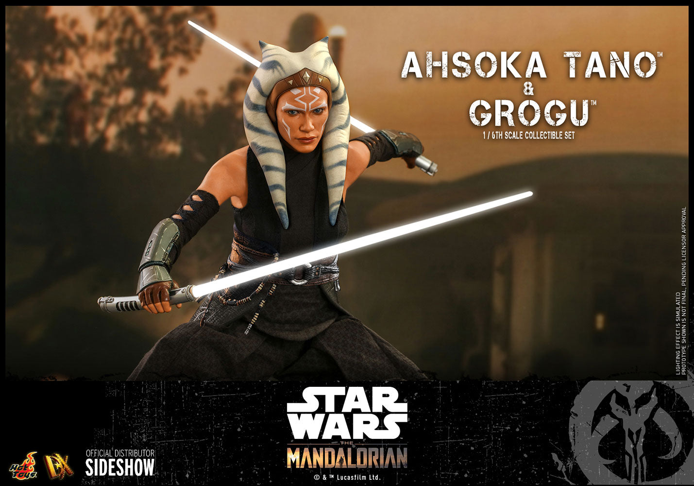 Ahsoka Tano and Grogu Sixth Scale Figure Set