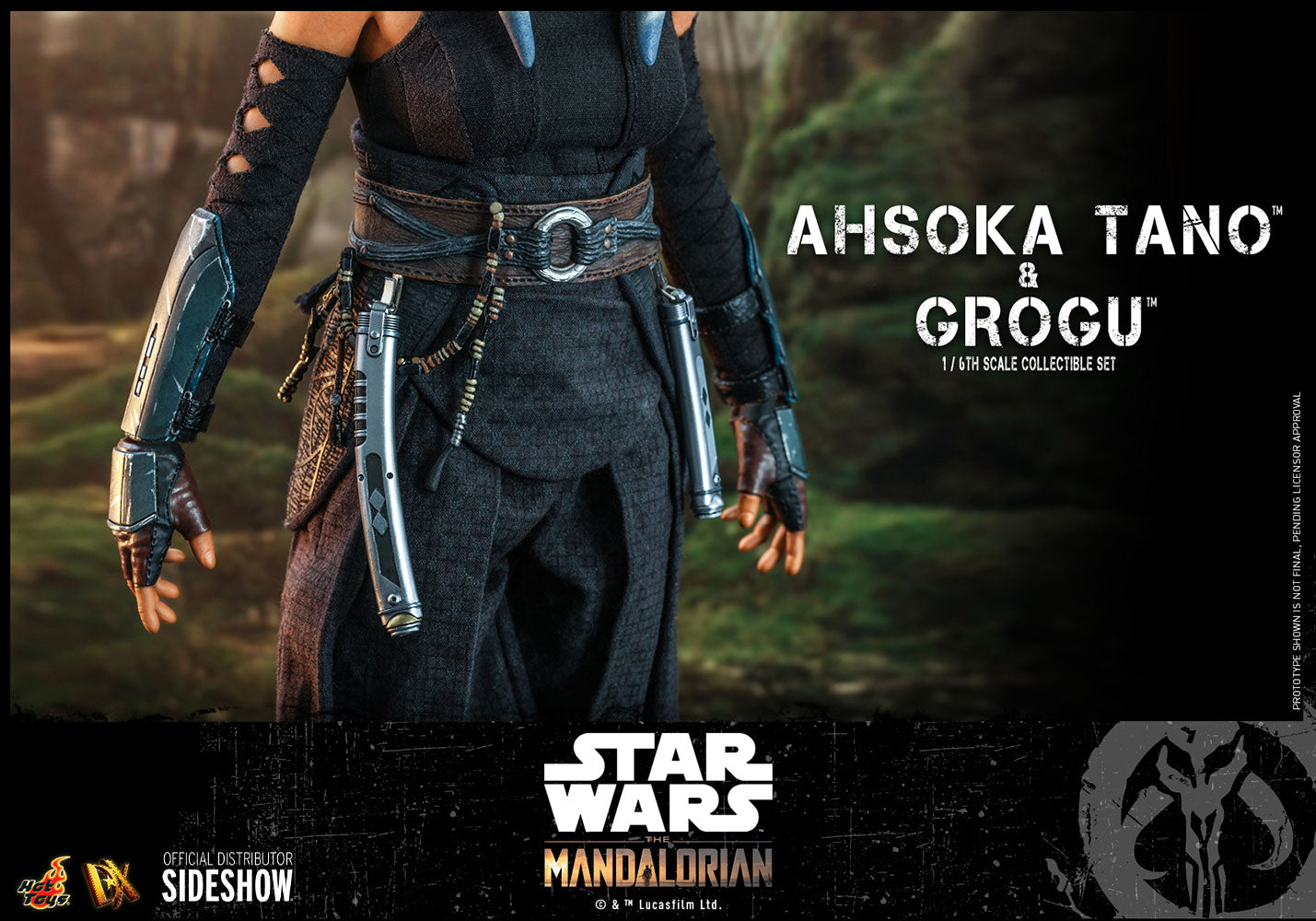 Ahsoka Tano and Grogu Sixth Scale Figure Set