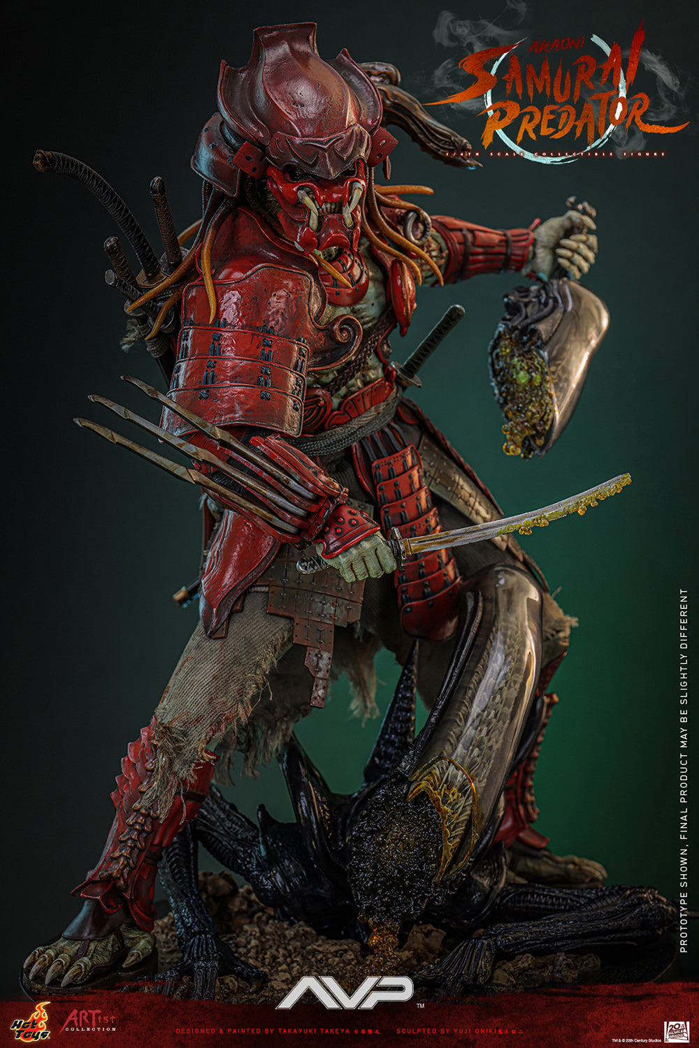 Akaoni Samurai Predator Sixth Scale Figure
