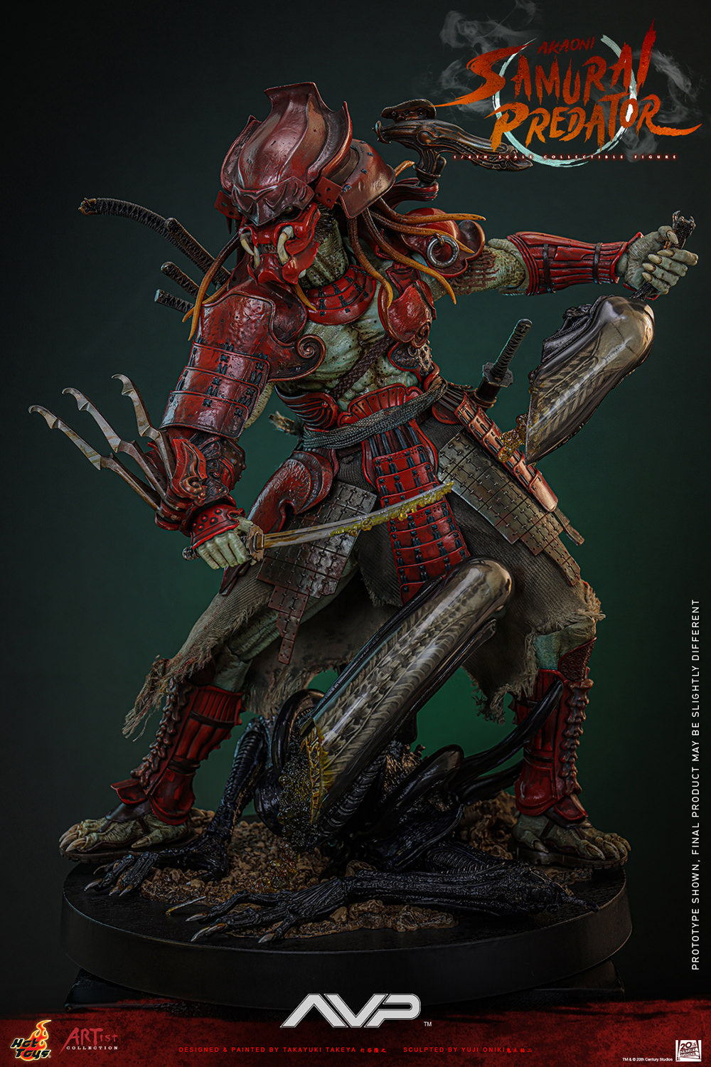 Akaoni Samurai Predator Sixth Scale Figure