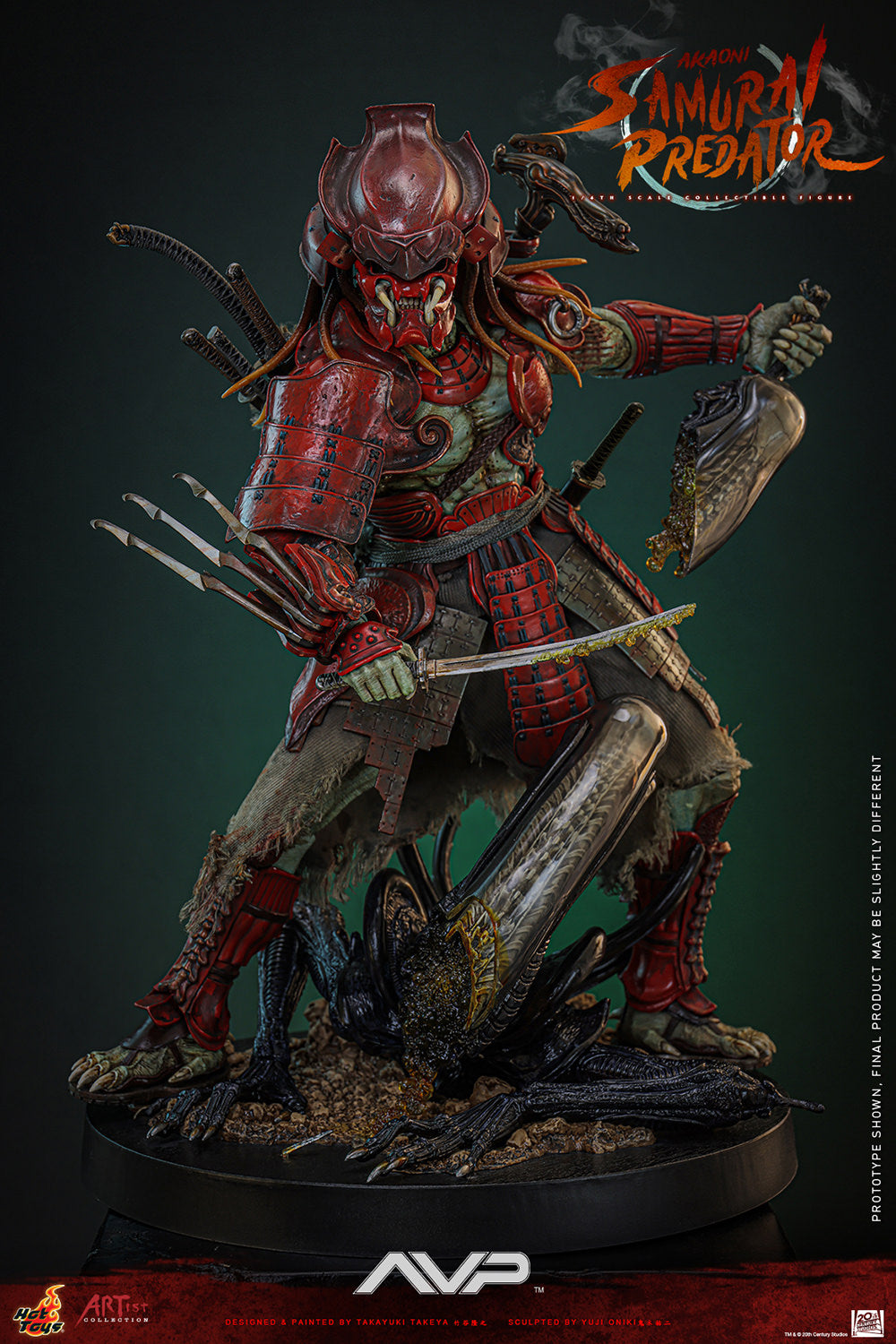 Akaoni Samurai Predator Sixth Scale Figure
