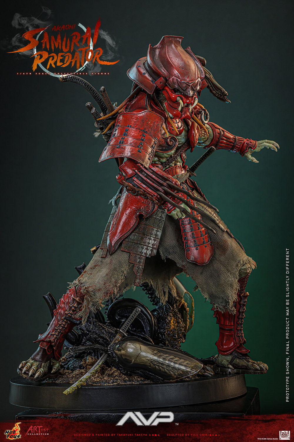 Akaoni Samurai Predator Sixth Scale Figure