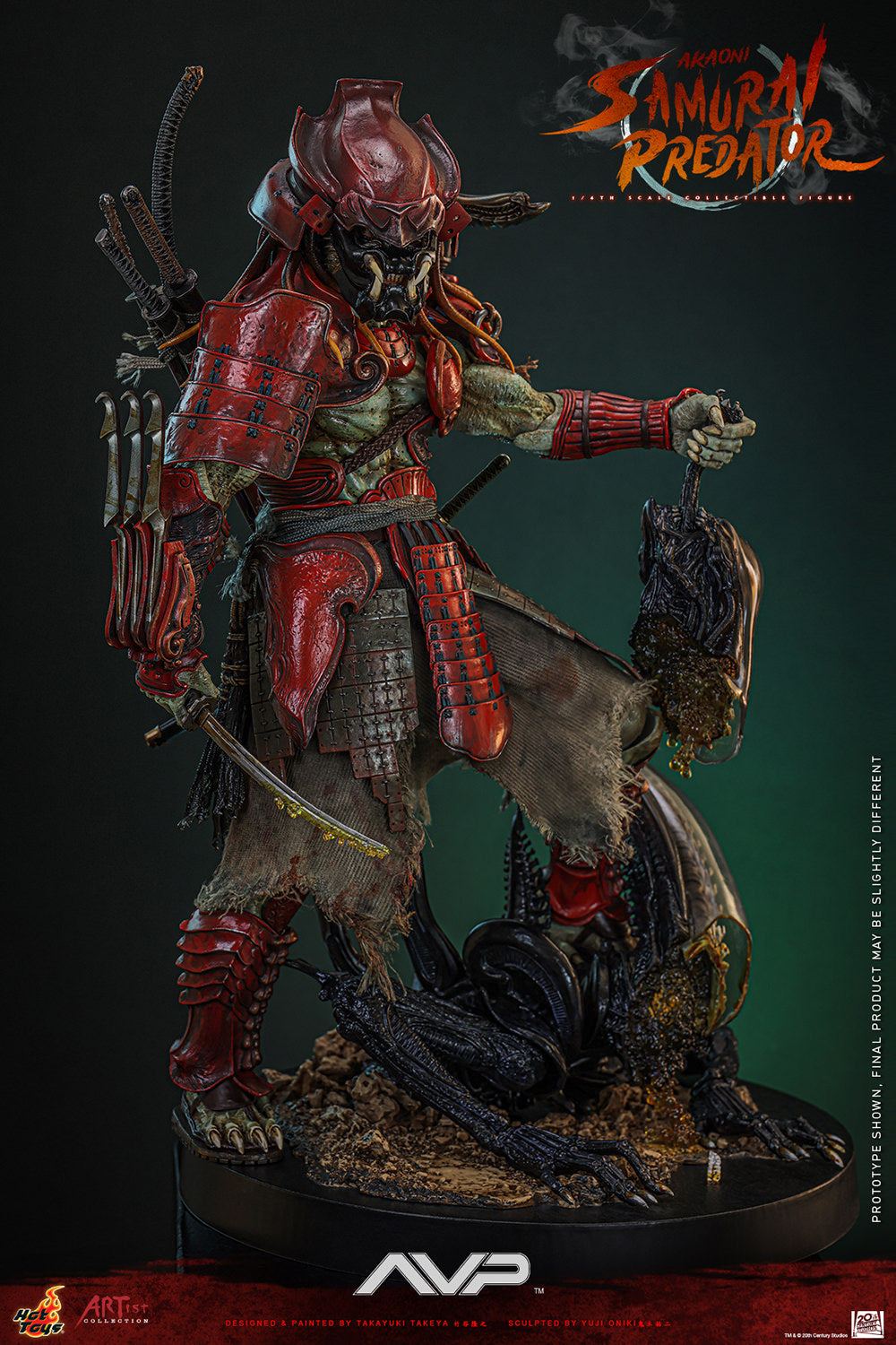 Akaoni Samurai Predator Sixth Scale Figure