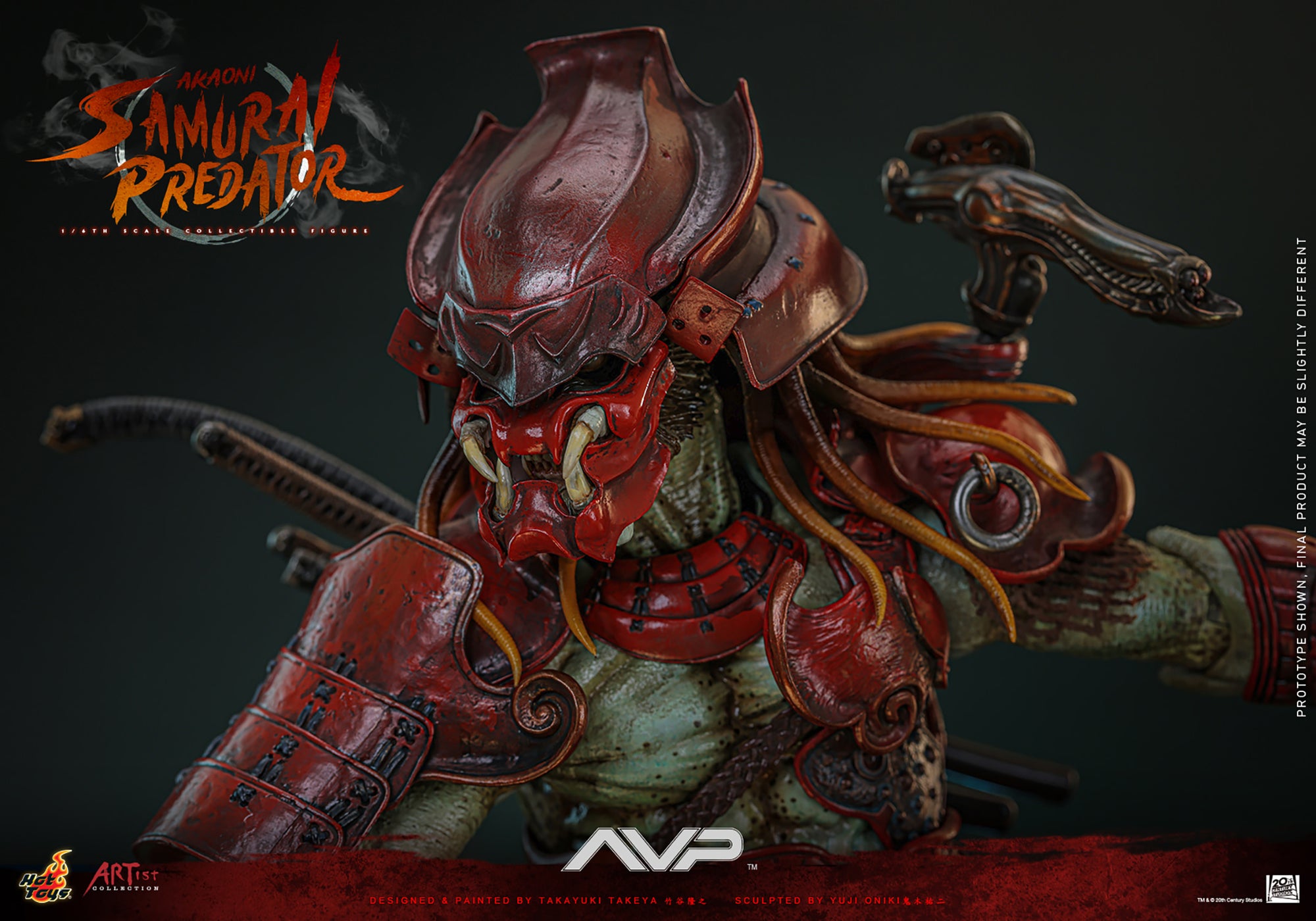 Akaoni Samurai Predator Sixth Scale Figure