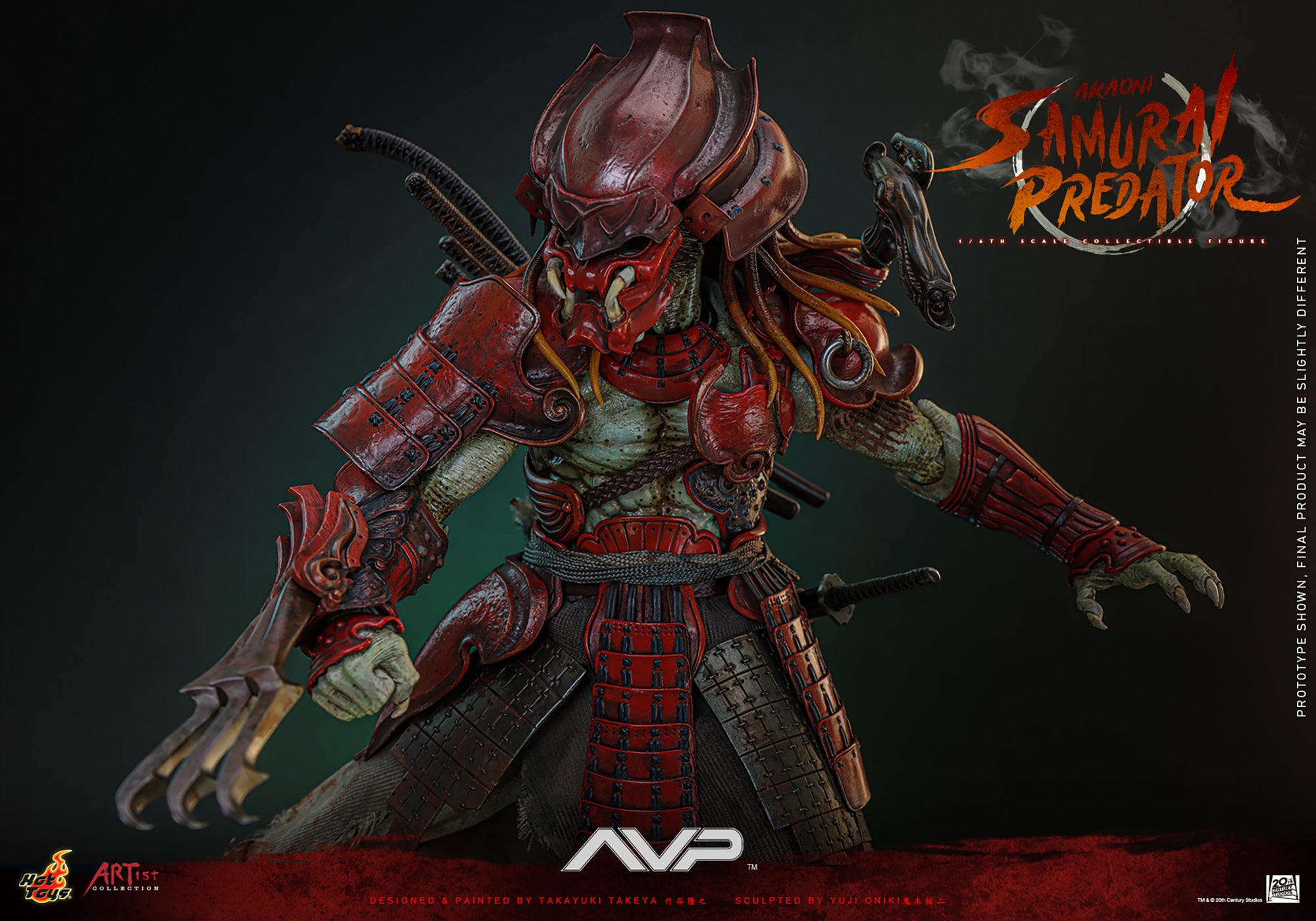 Akaoni Samurai Predator Sixth Scale Figure