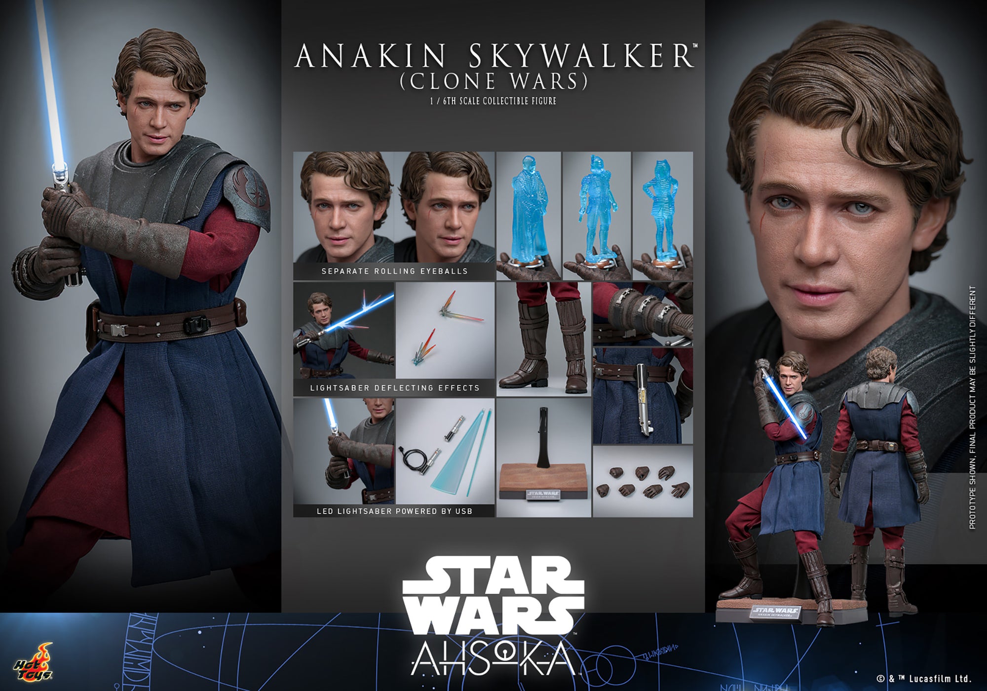 Anakin Skywalker™ (Clone Wars) Sixth Scale Figure