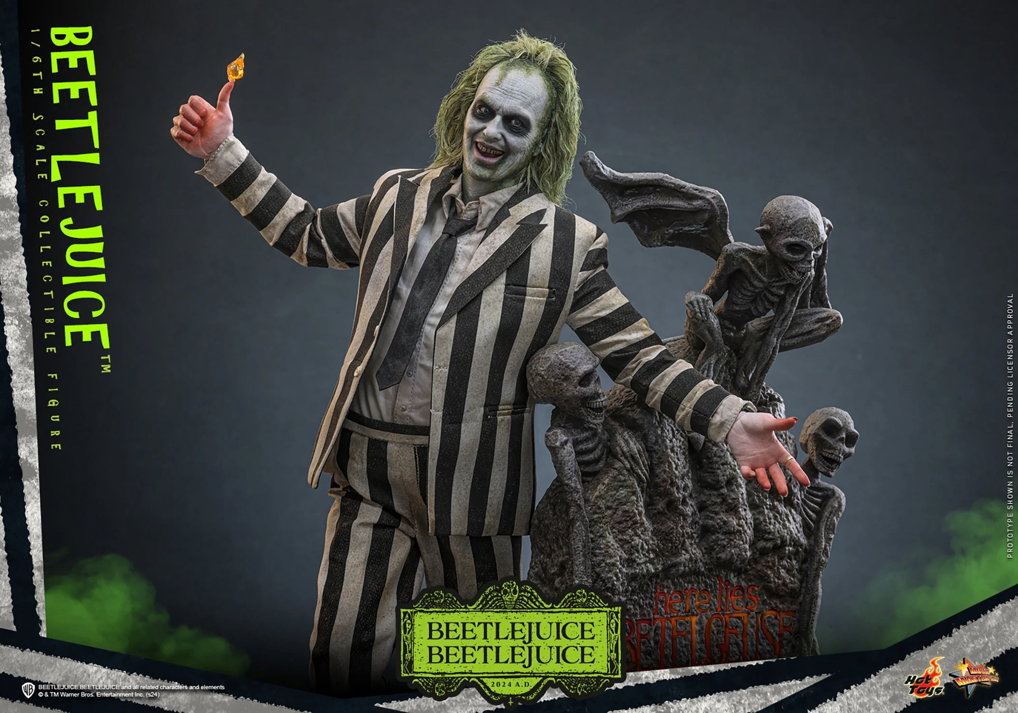 Beetlejuice MMS767 Michael Keaton 1/6 Scale Figure