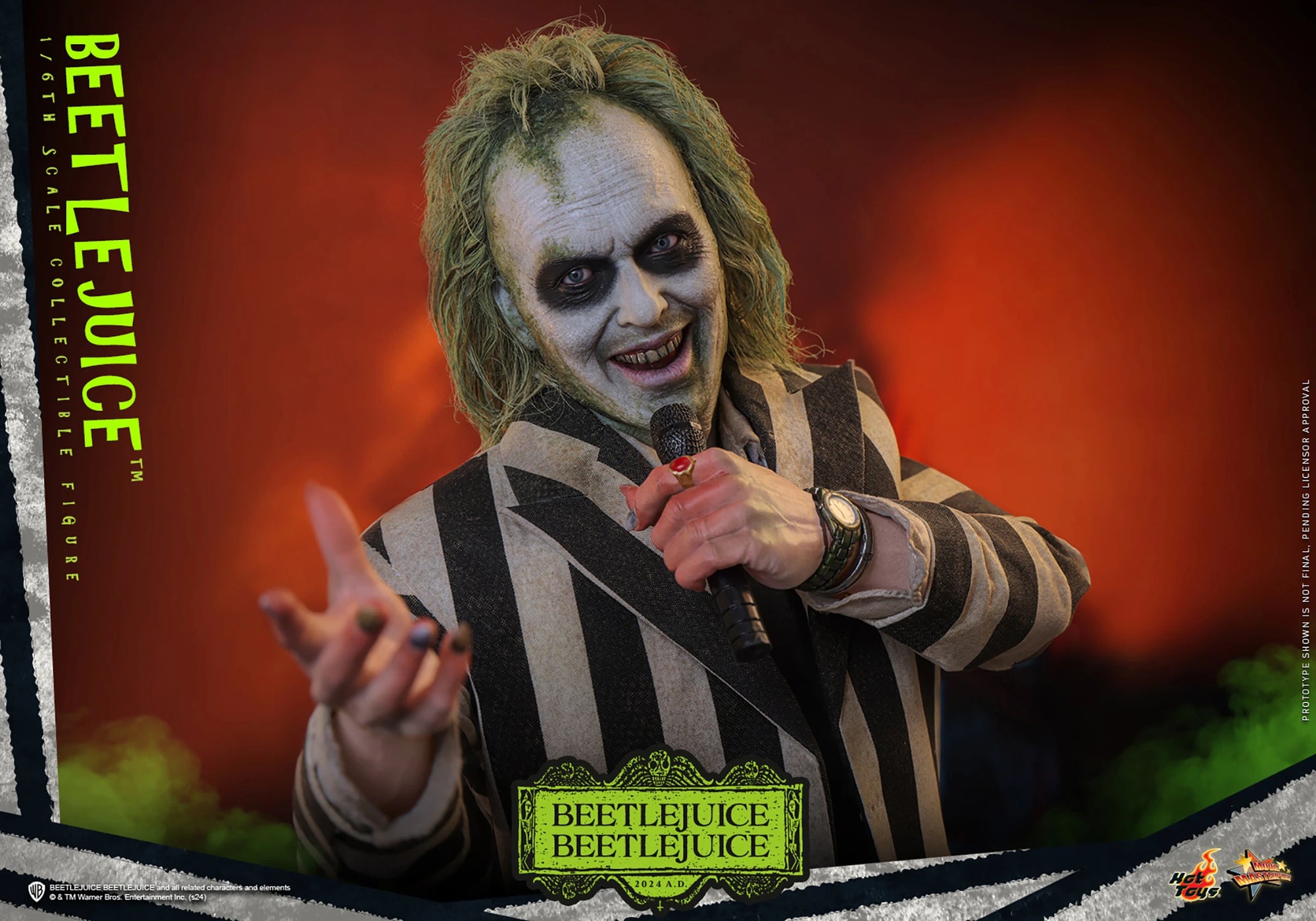 Beetlejuice MMS767 Michael Keaton 1/6 Scale Figure