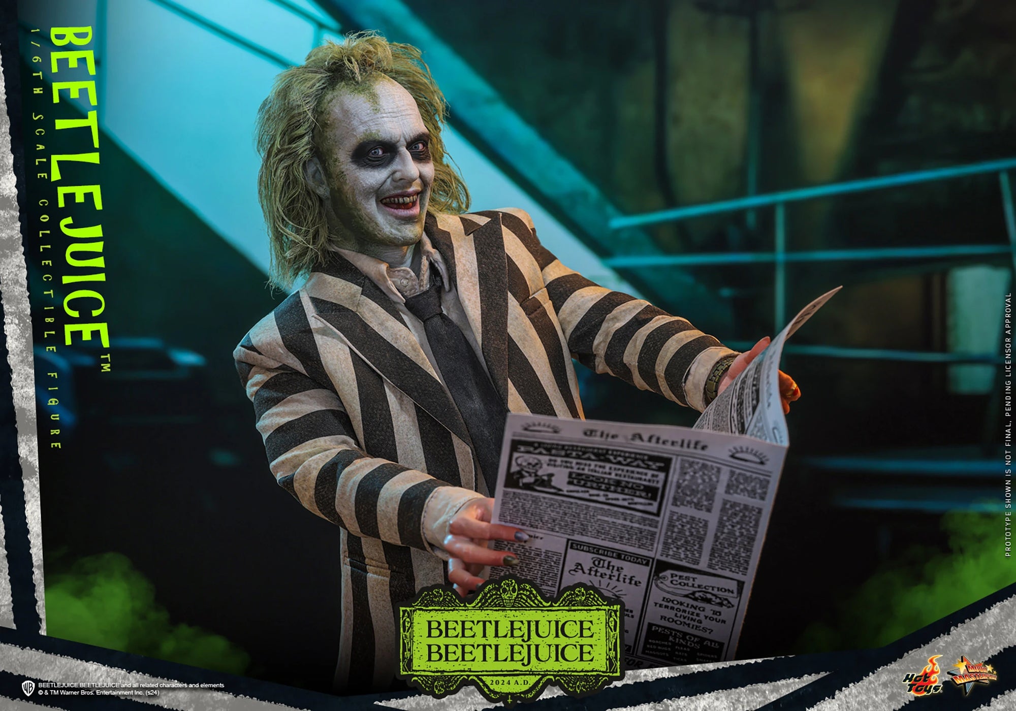 Beetlejuice MMS767 Michael Keaton 1/6 Scale Figure