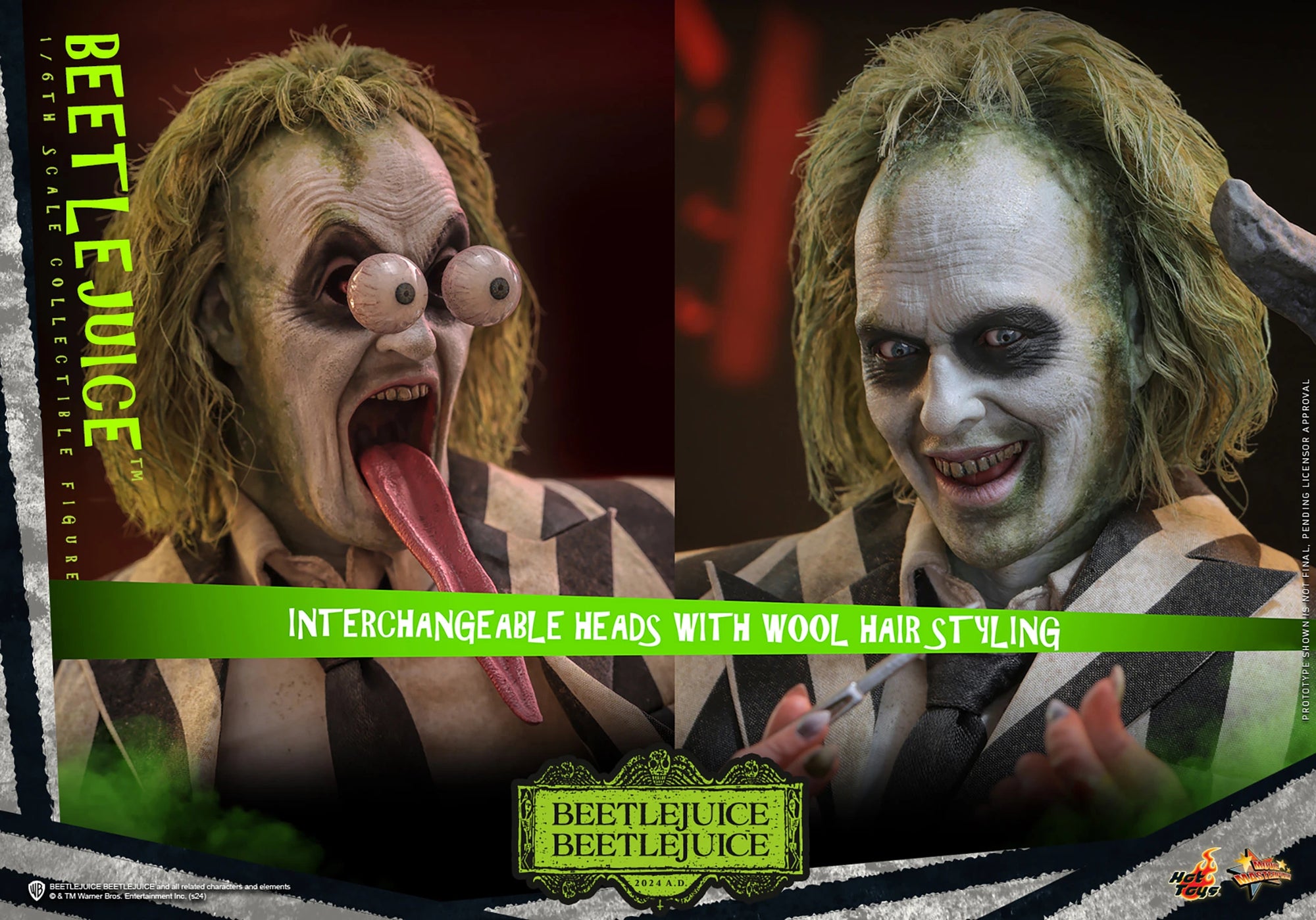 Beetlejuice MMS767 Michael Keaton 1/6 Scale Figure