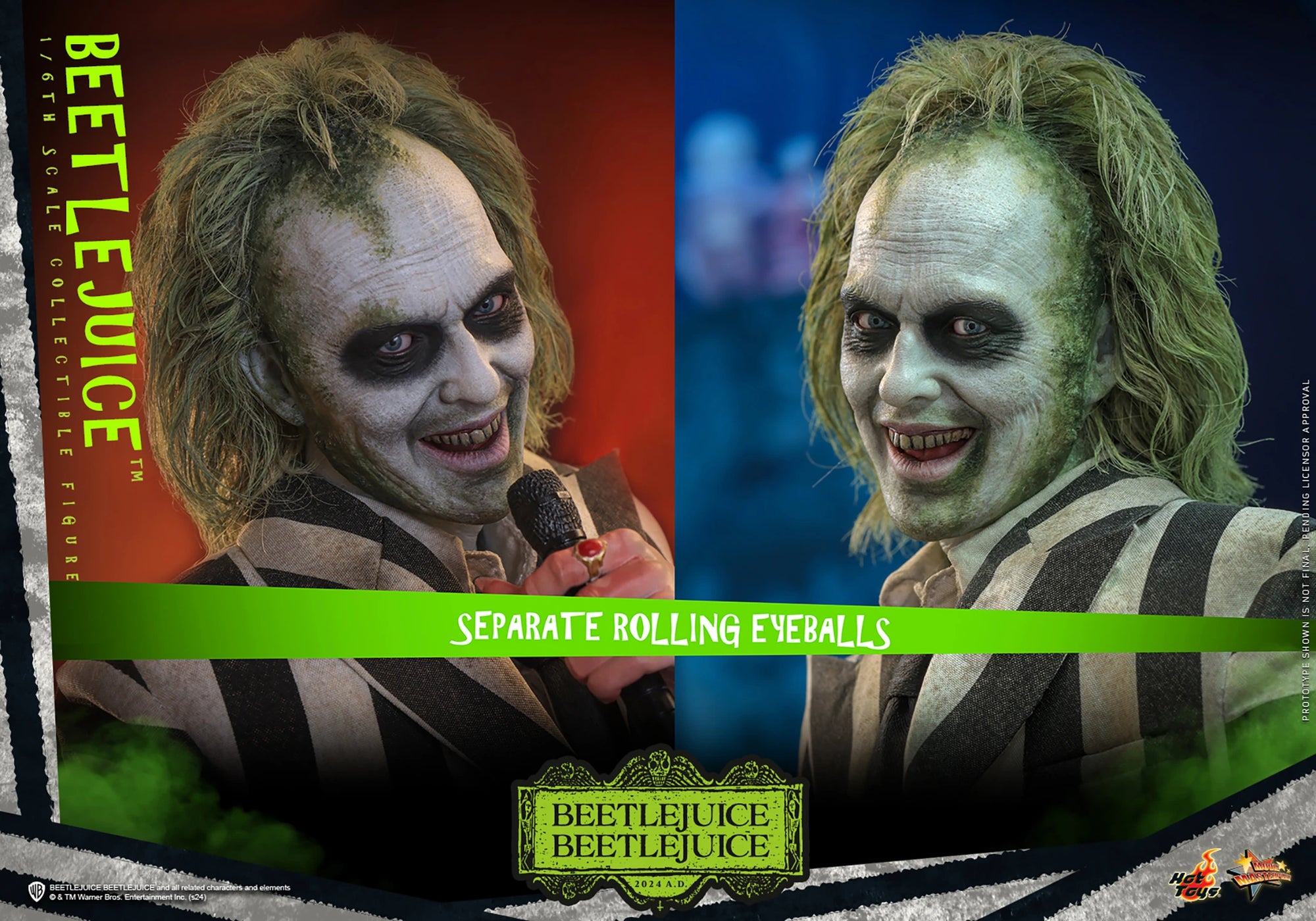 Beetlejuice MMS767 Michael Keaton 1/6 Scale Figure