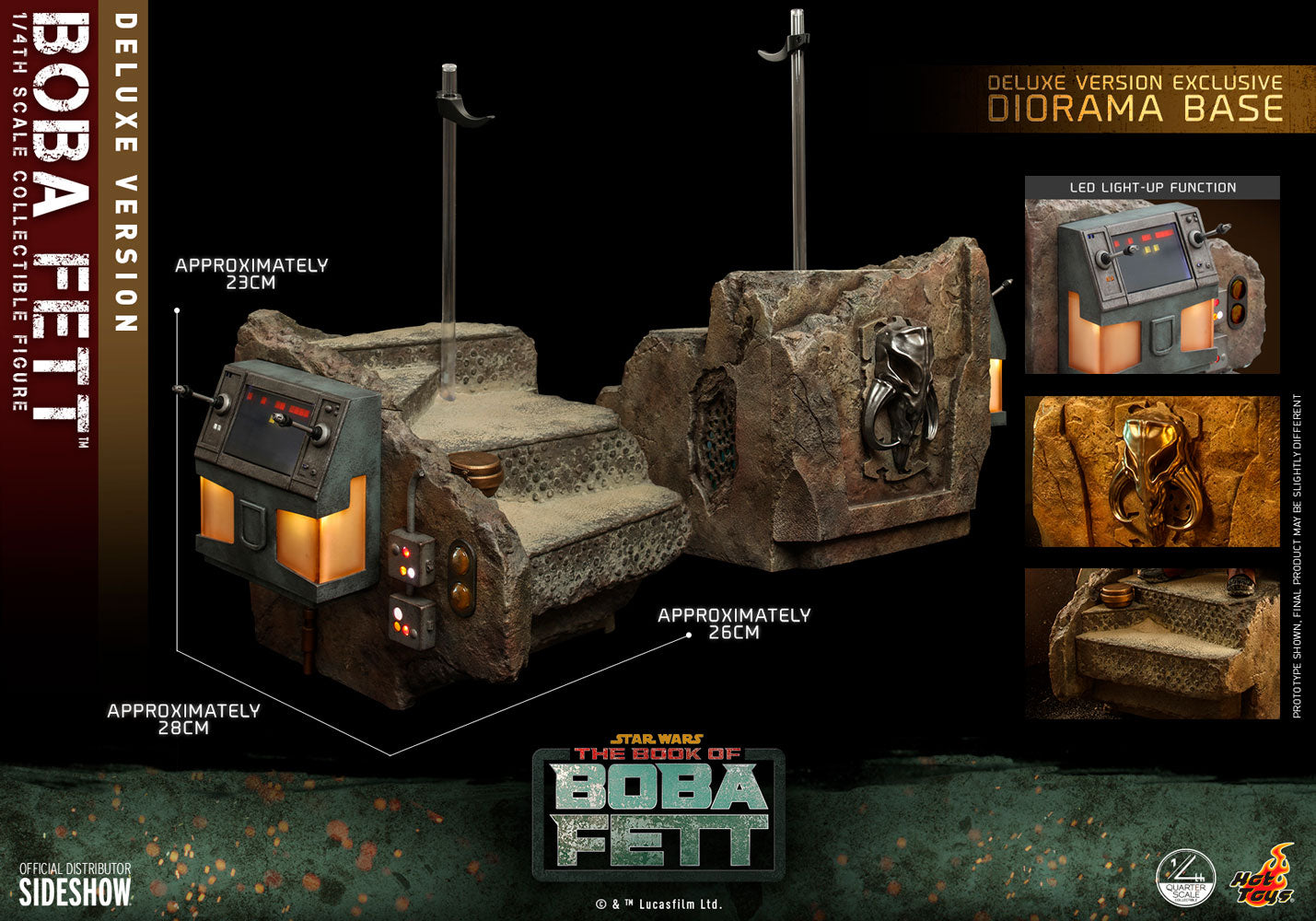 Hot Toys Boba Fett (Deluxe Version) Quarter Scale Figure