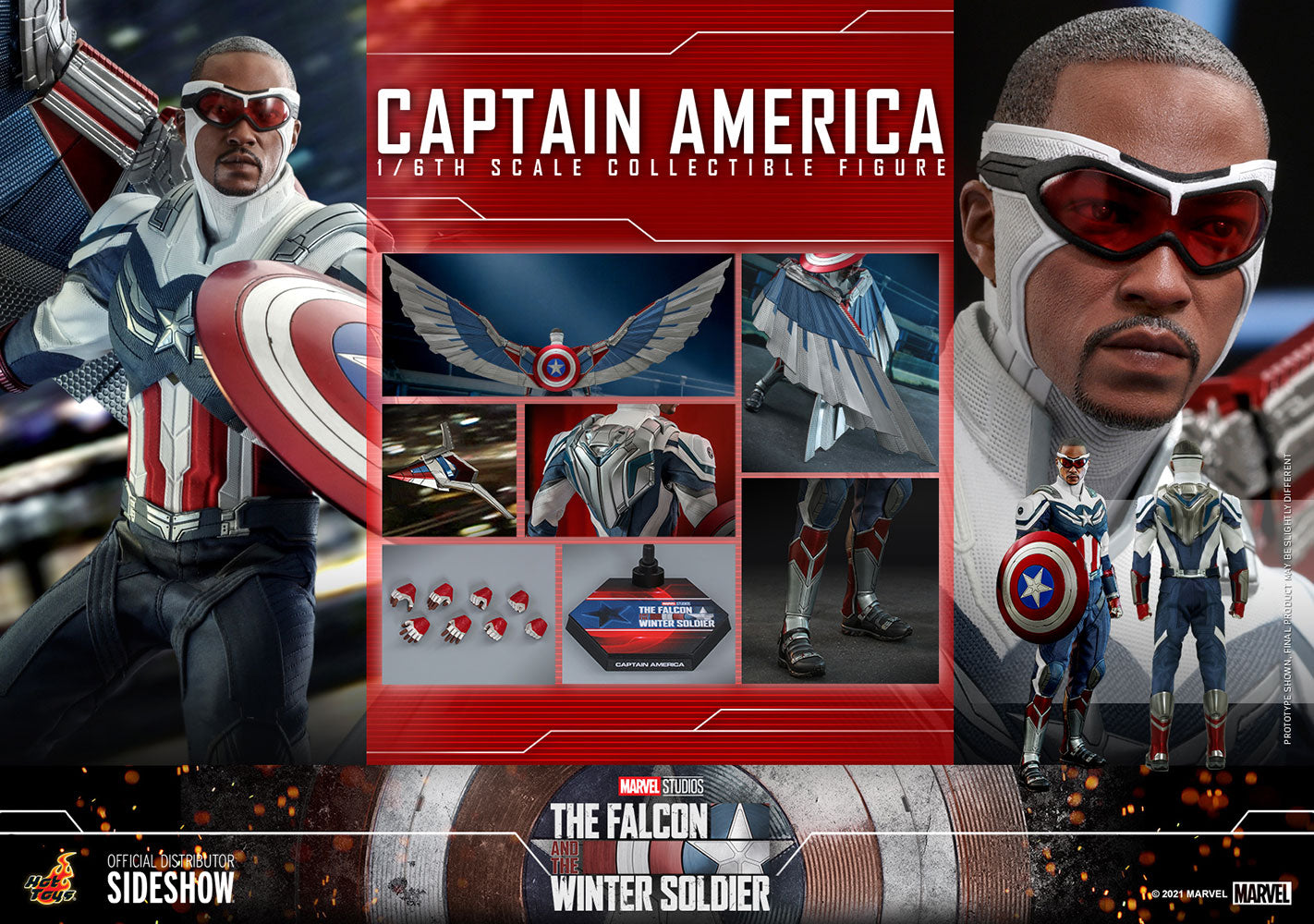 Captain America The Falcon and the Winter Soldier Sixth Scale Figure