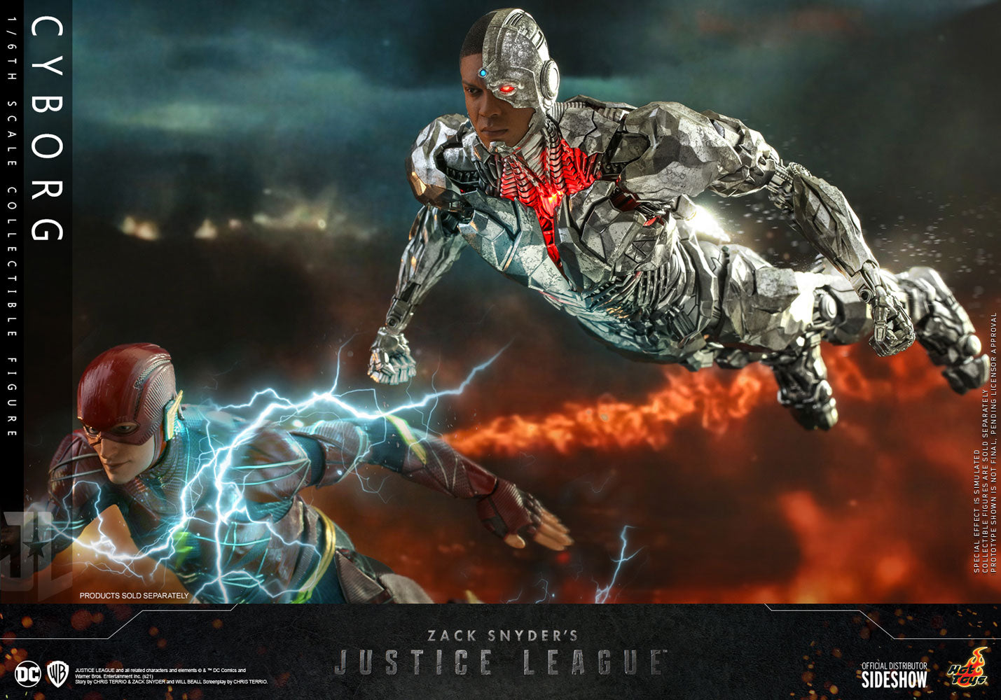 Hot Toys Cyborg Sixth Scale Figure