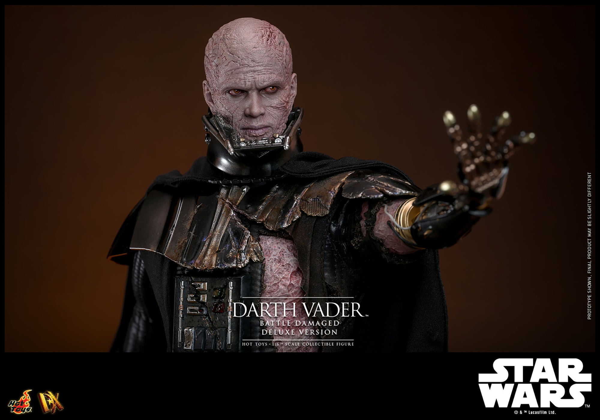 Star Wars Darth Vader DX45 Battle Damaged Deluxe Version ⅙ Scale Figure - Collectors Row Inc.