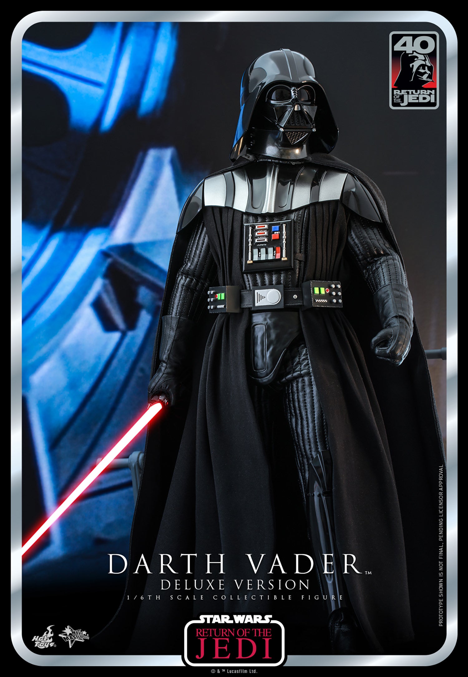 Darth Vader Action Masters Die Cast Metal 1994 - Star Wars