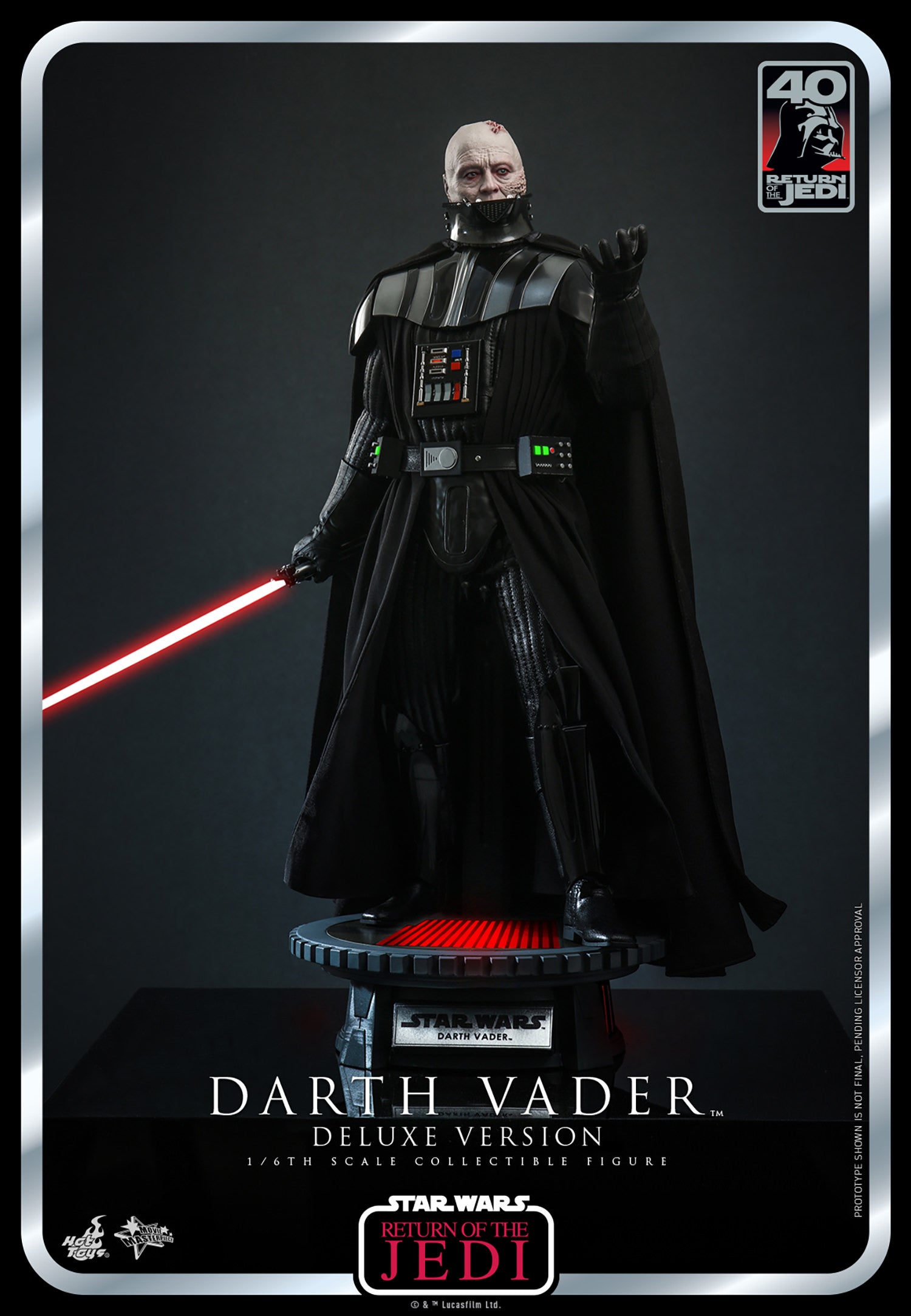 Darth Vader™ (Deluxe Version) (Return of the Jedi 40th Anniversary Collection) Sixth Scale Action Figure