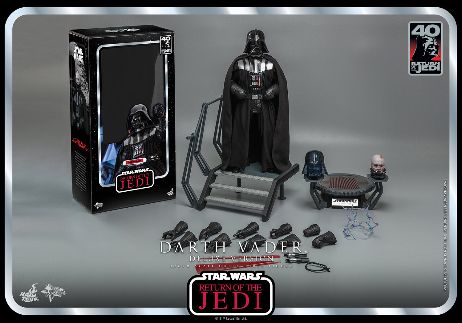 Darth Vader™ (Deluxe Version) (Return of the Jedi 40th Anniversary Collection) Sixth Scale Action Figure