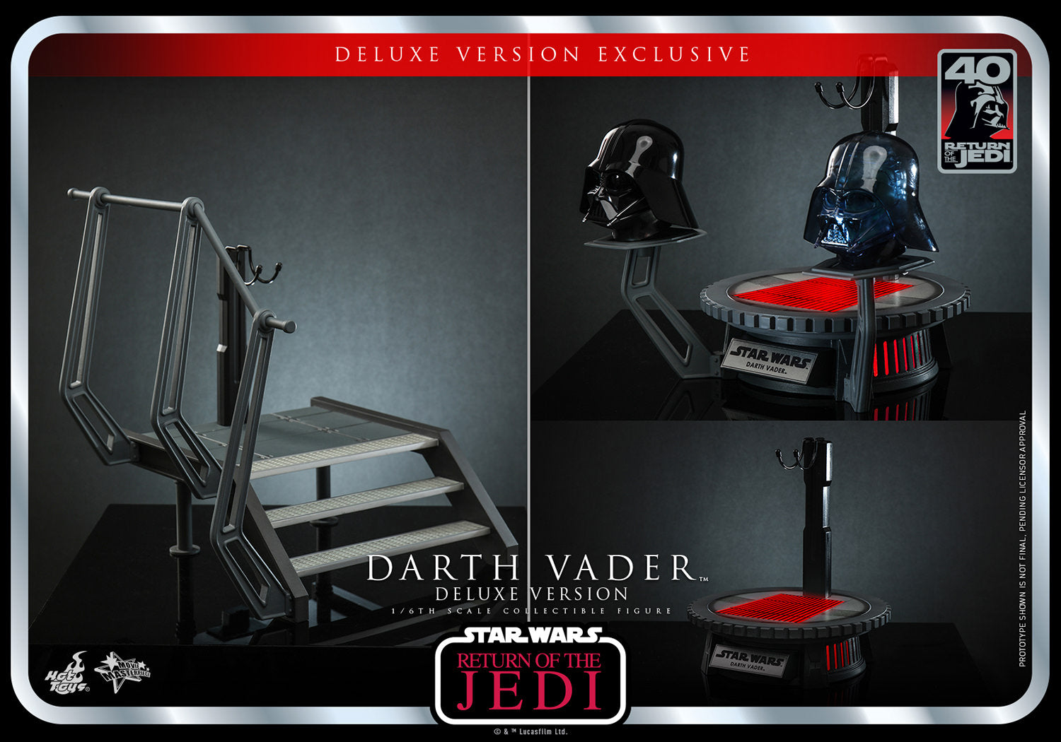 Darth Vader™ (Deluxe Version) (Return of the Jedi 40th Anniversary Collection) Sixth Scale Action Figure