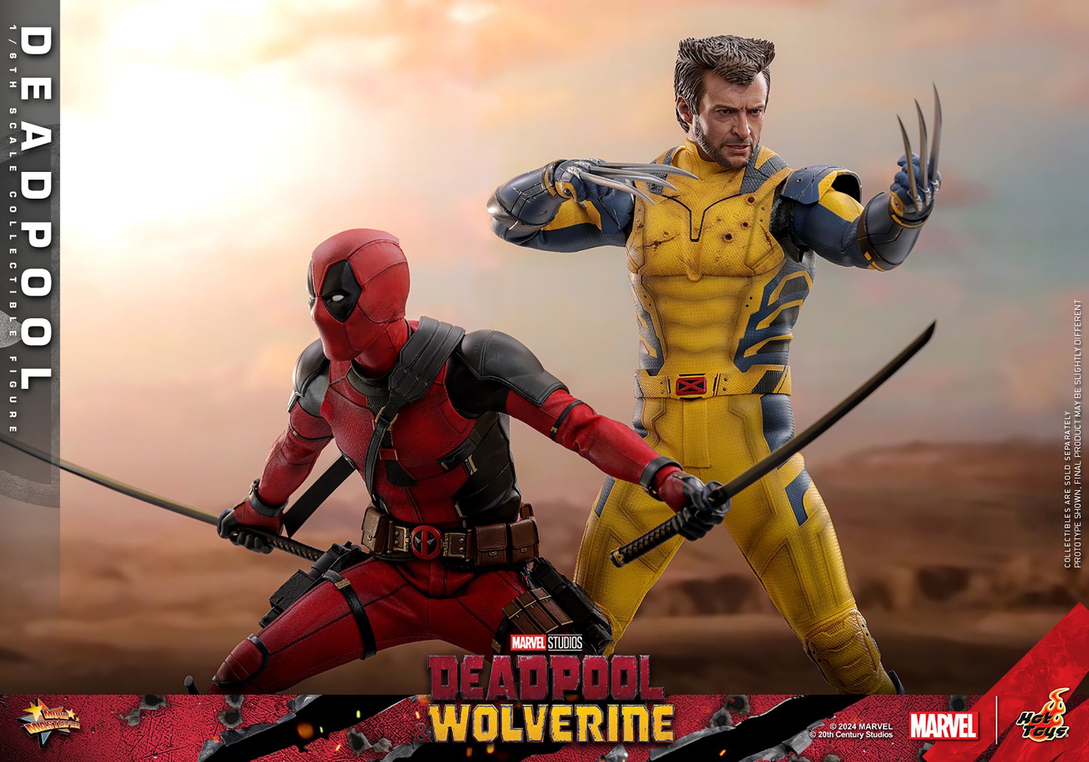 Hot Toys Deadpool & Wolverine Deadpool 1/6 Scale Figure MMS746