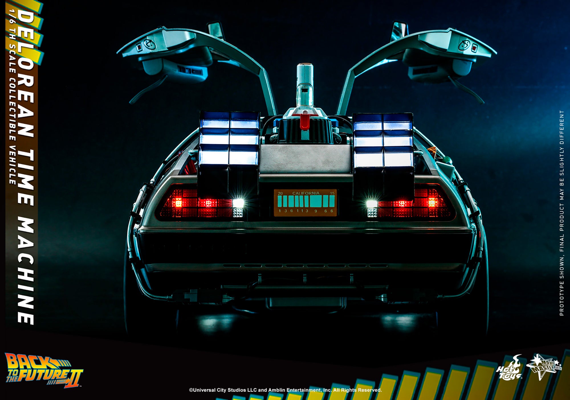 DeLorean Time Machine Sixth Scale Figure