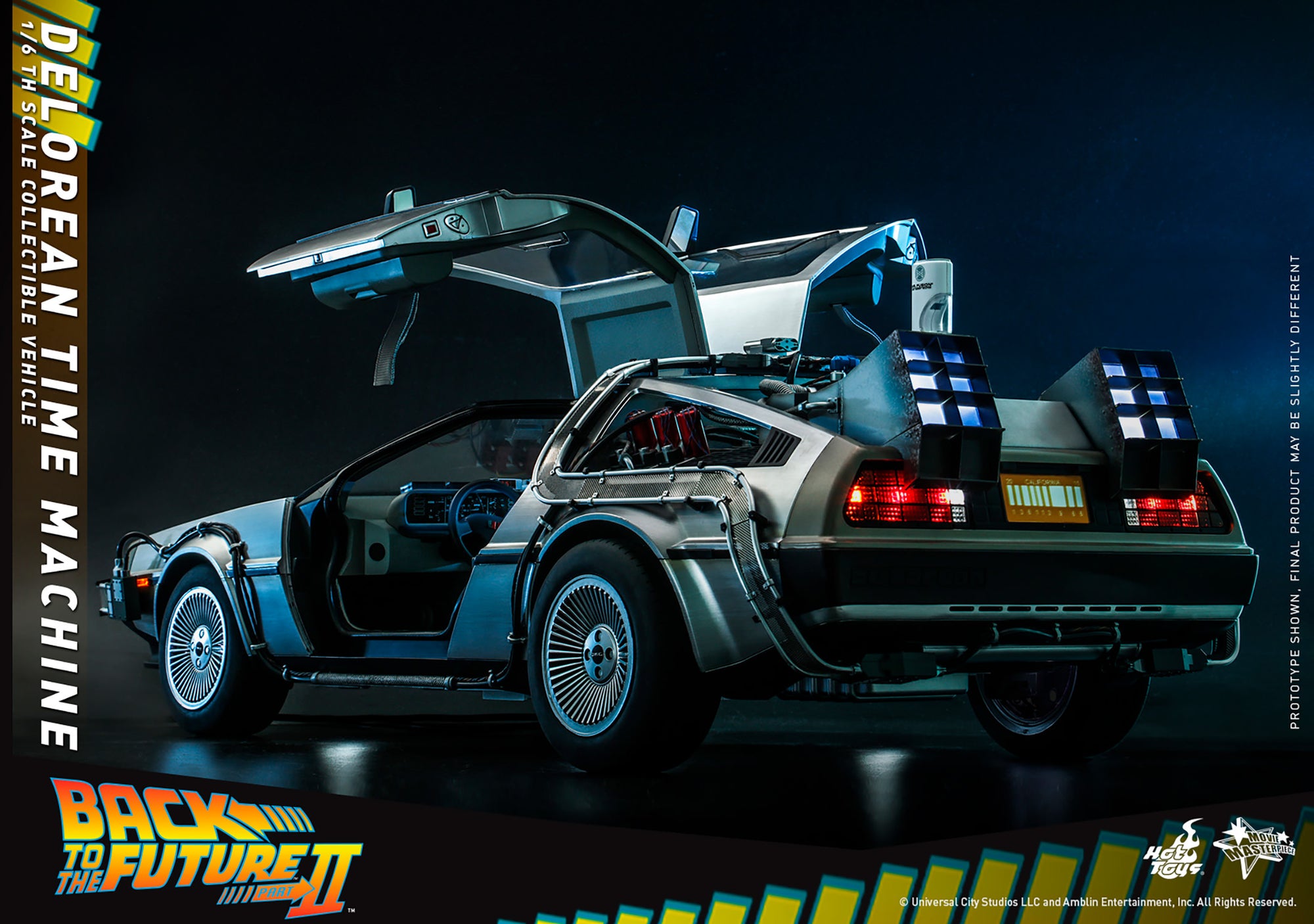DeLorean Time Machine Sixth Scale Figure