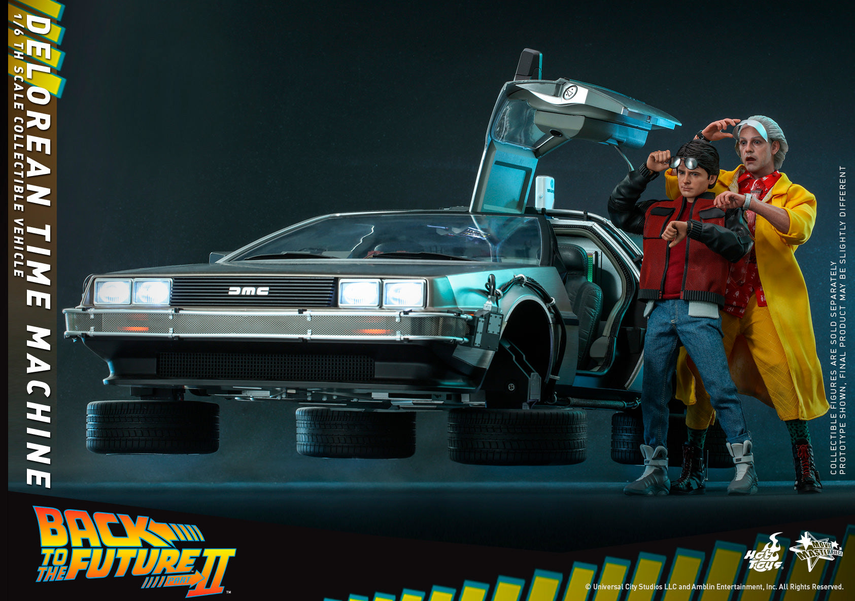 DeLorean Time Machine Sixth Scale Figure