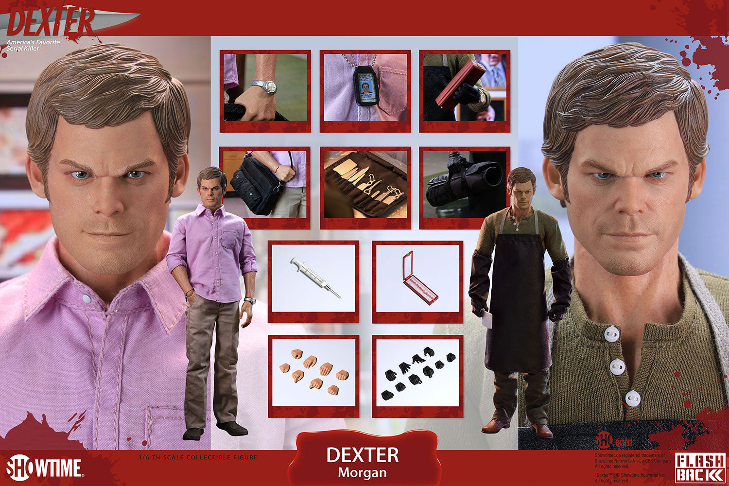Dexter Morgan Sixth Scale Figure by Flashback Figures