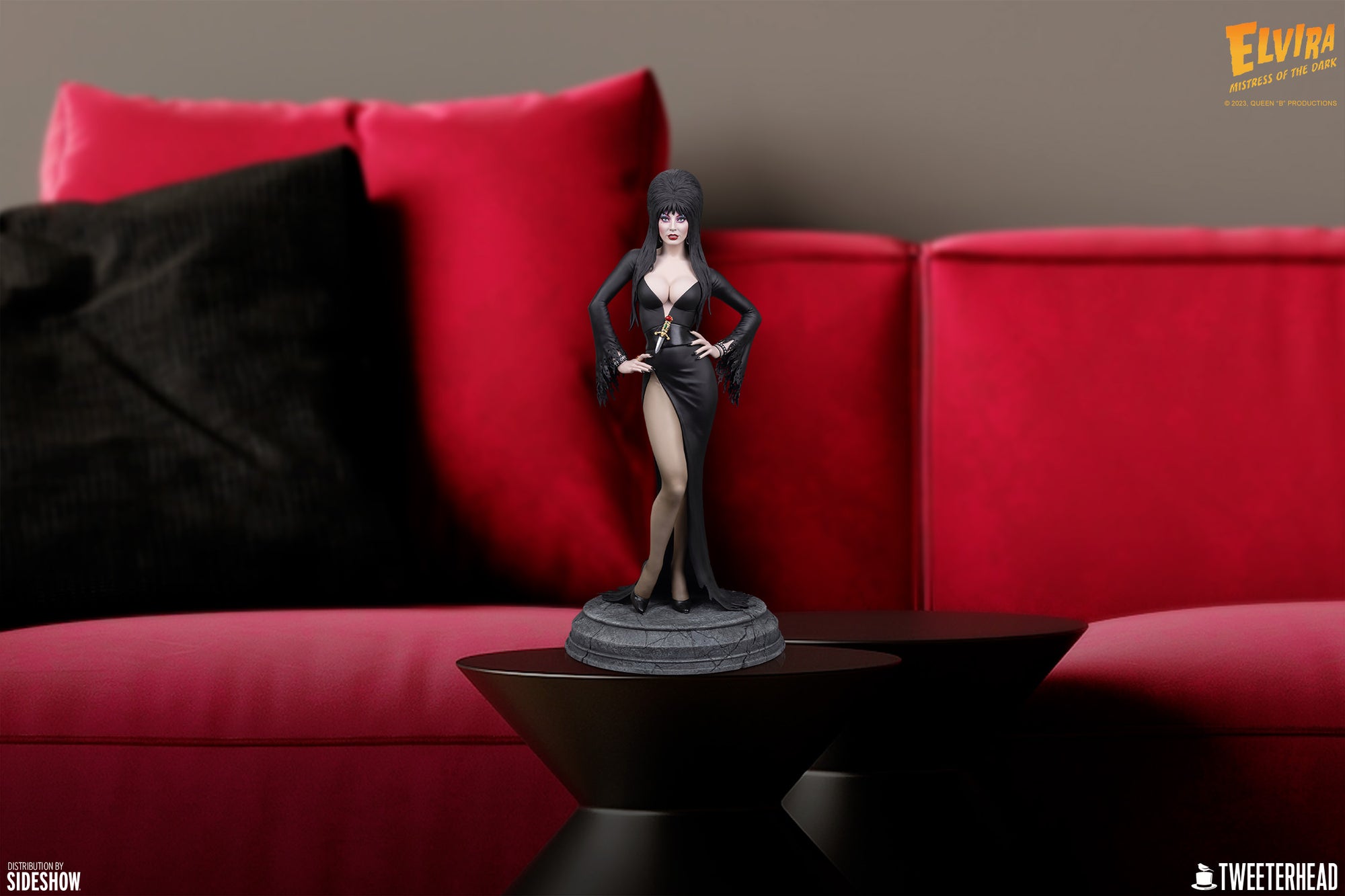 Tweeterhead Elvira Mistress of the Dark Quarter Scale Maquette