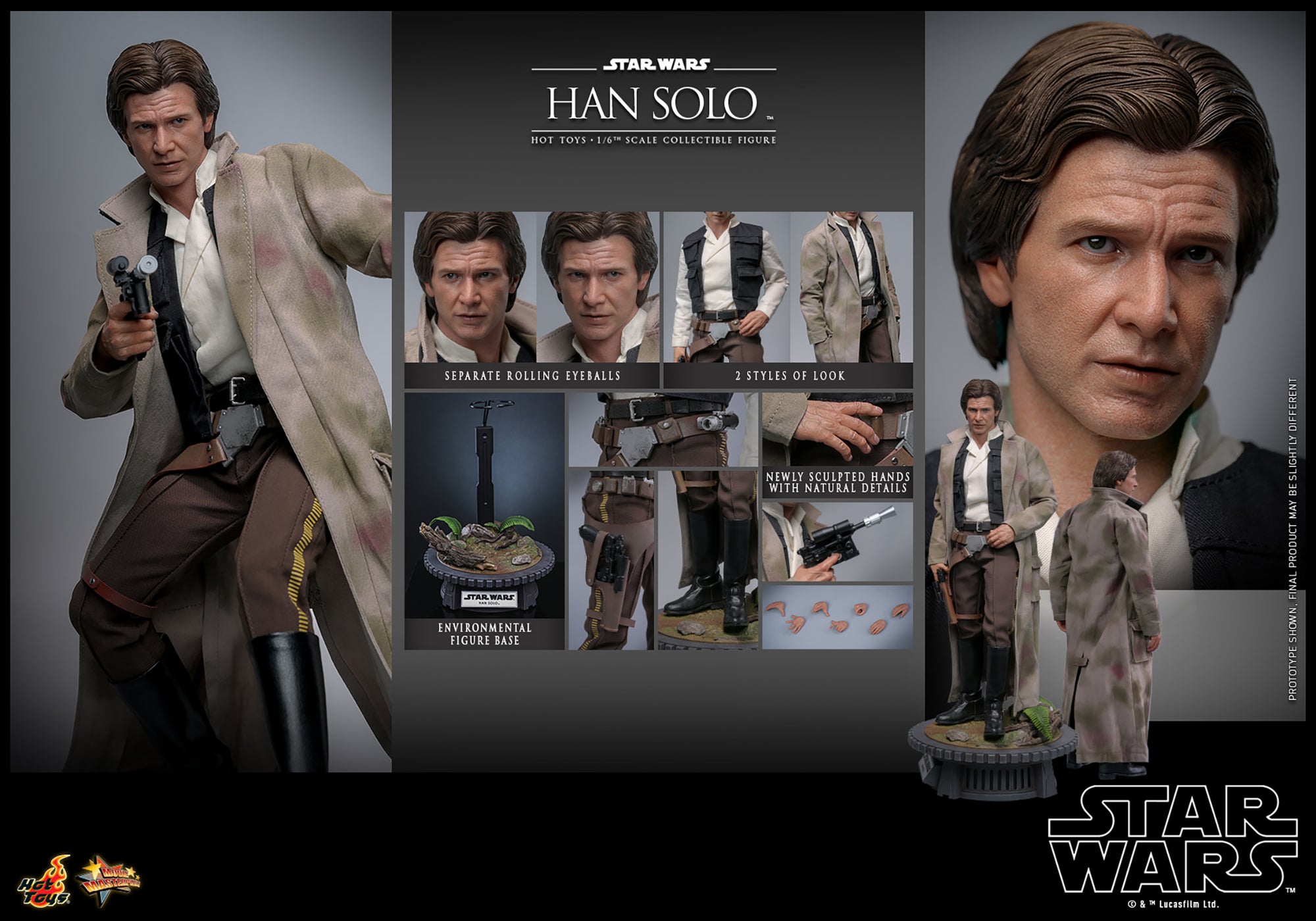 Han Solo Star Wars 1/6 Figure Return Of The Jedi