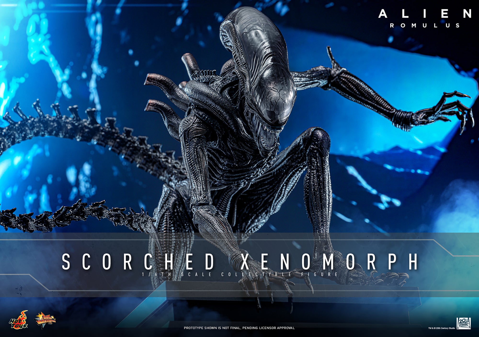 Xenomorph Alien Romulus Scorched 1/6 Scale Action Figure - Collectors Row Inc.