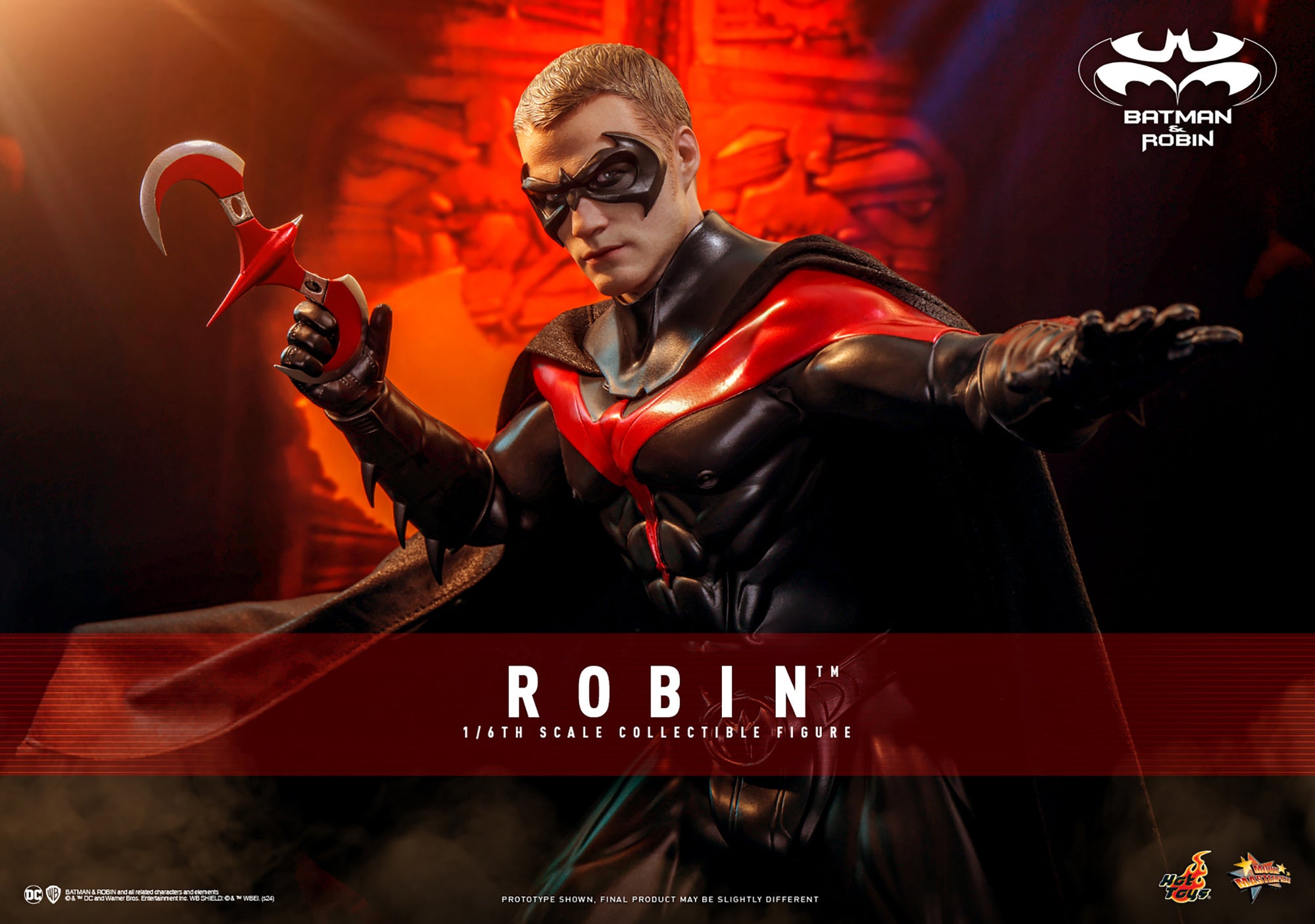 Robin - Batman &amp; Robin 1/6 Scale DC Comics Figure  - MMS787 - Collectors Row Inc.