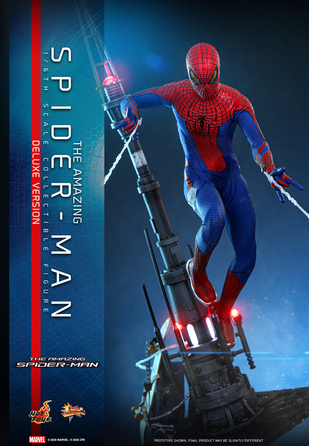 Hot Toys Amazing Spider-Man Deluxe Version Sixth Scale Action Figure - MMS772 - Collectors Row Inc.