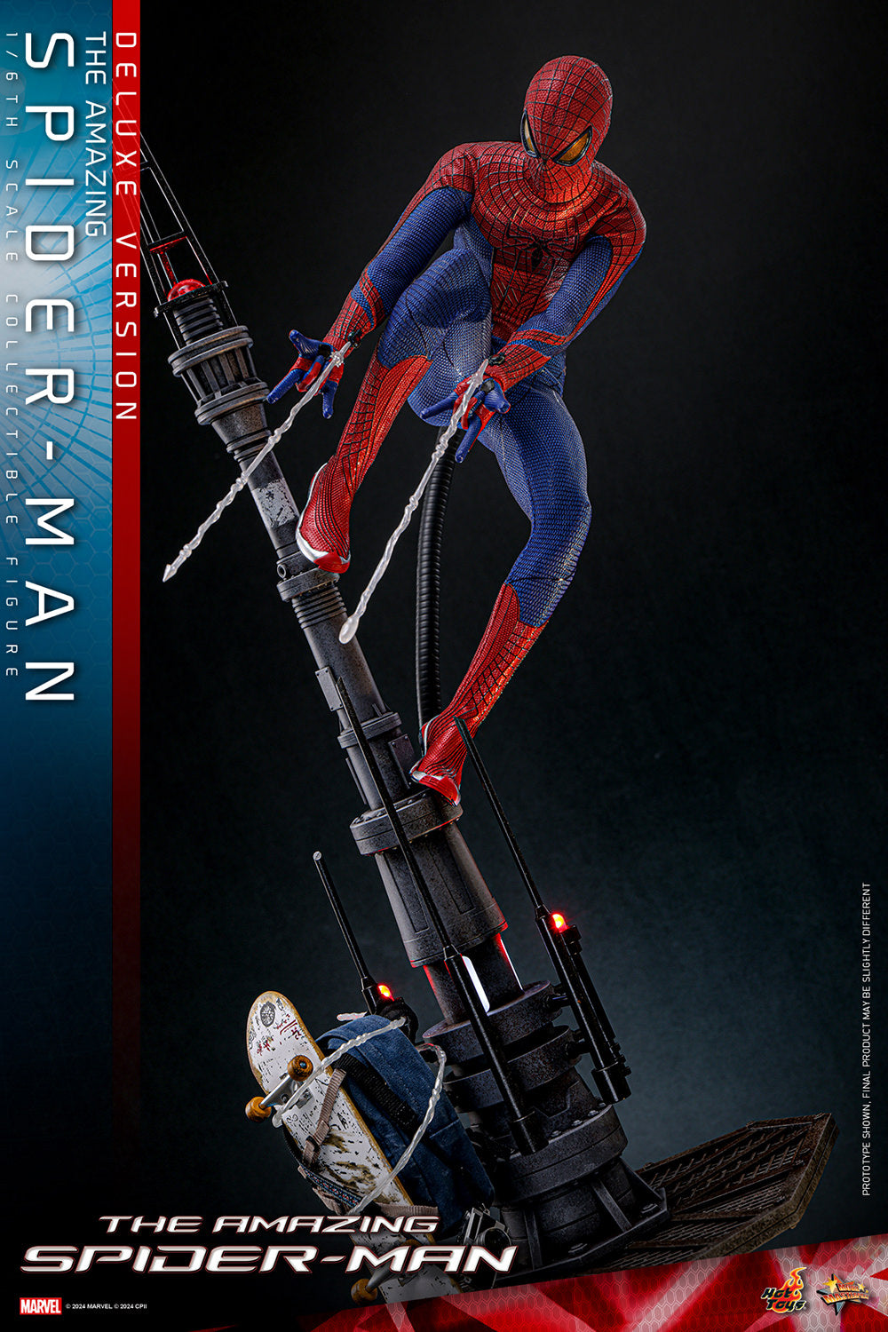 Hot Toys Amazing Spider-Man Deluxe Version Sixth Scale Action Figure - MMS772 - Collectors Row Inc.