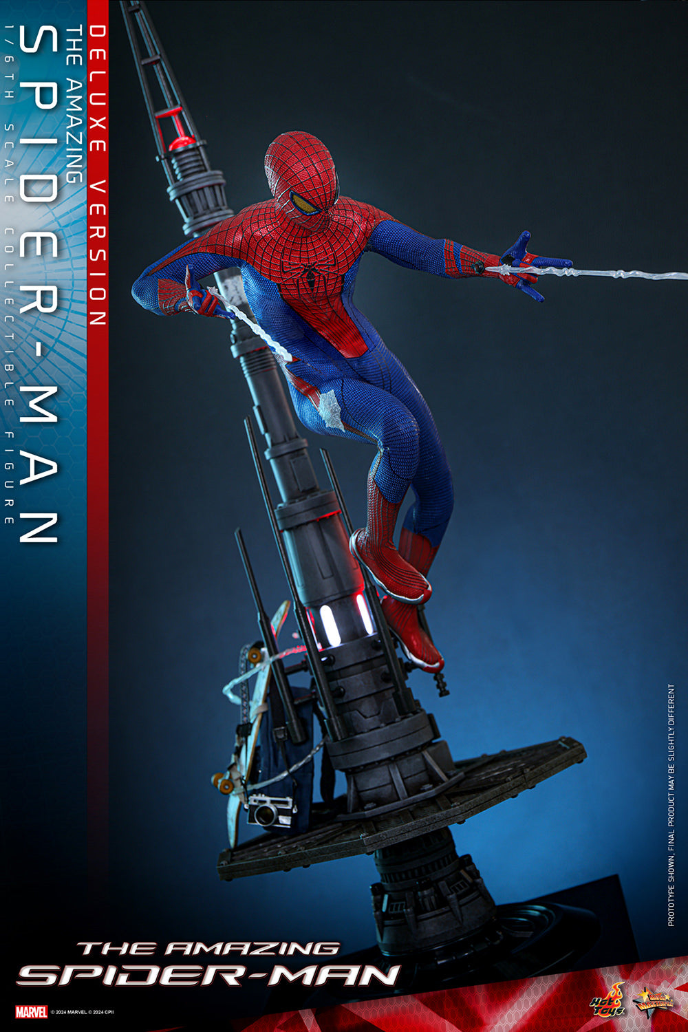 Hot Toys Amazing Spider-Man Deluxe Version Sixth Scale Action Figure - MMS772