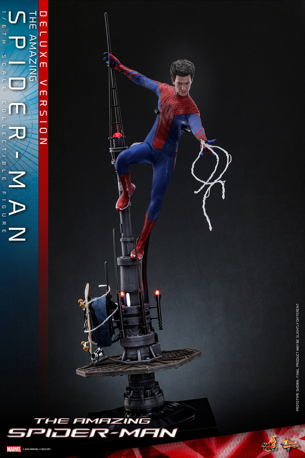 Hot Toys Amazing Spider-Man Deluxe Version Sixth Scale Action Figure - MMS772 - Collectors Row Inc.