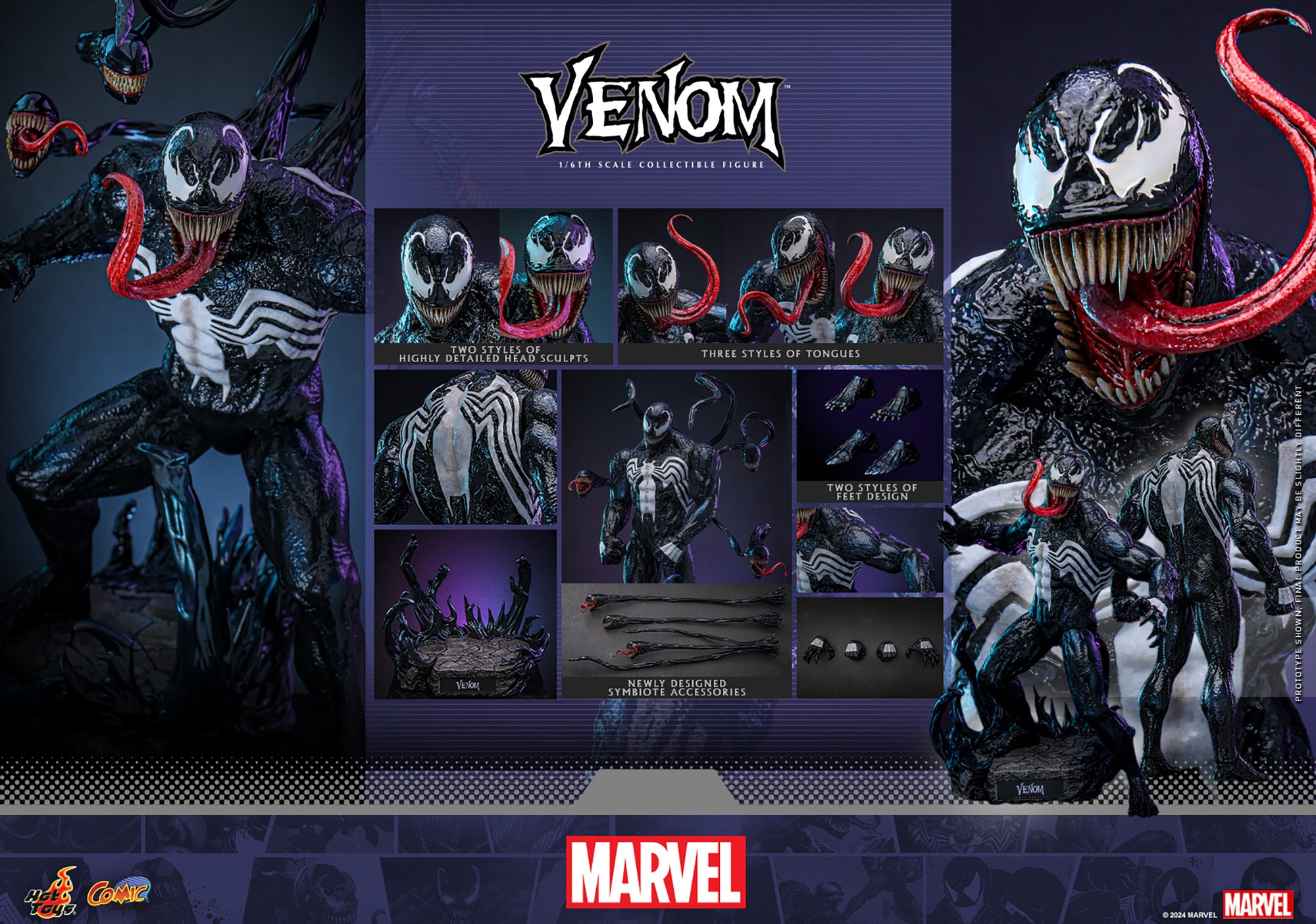 Venom Marvel 1/6th Scale Masterpiece Series Figure