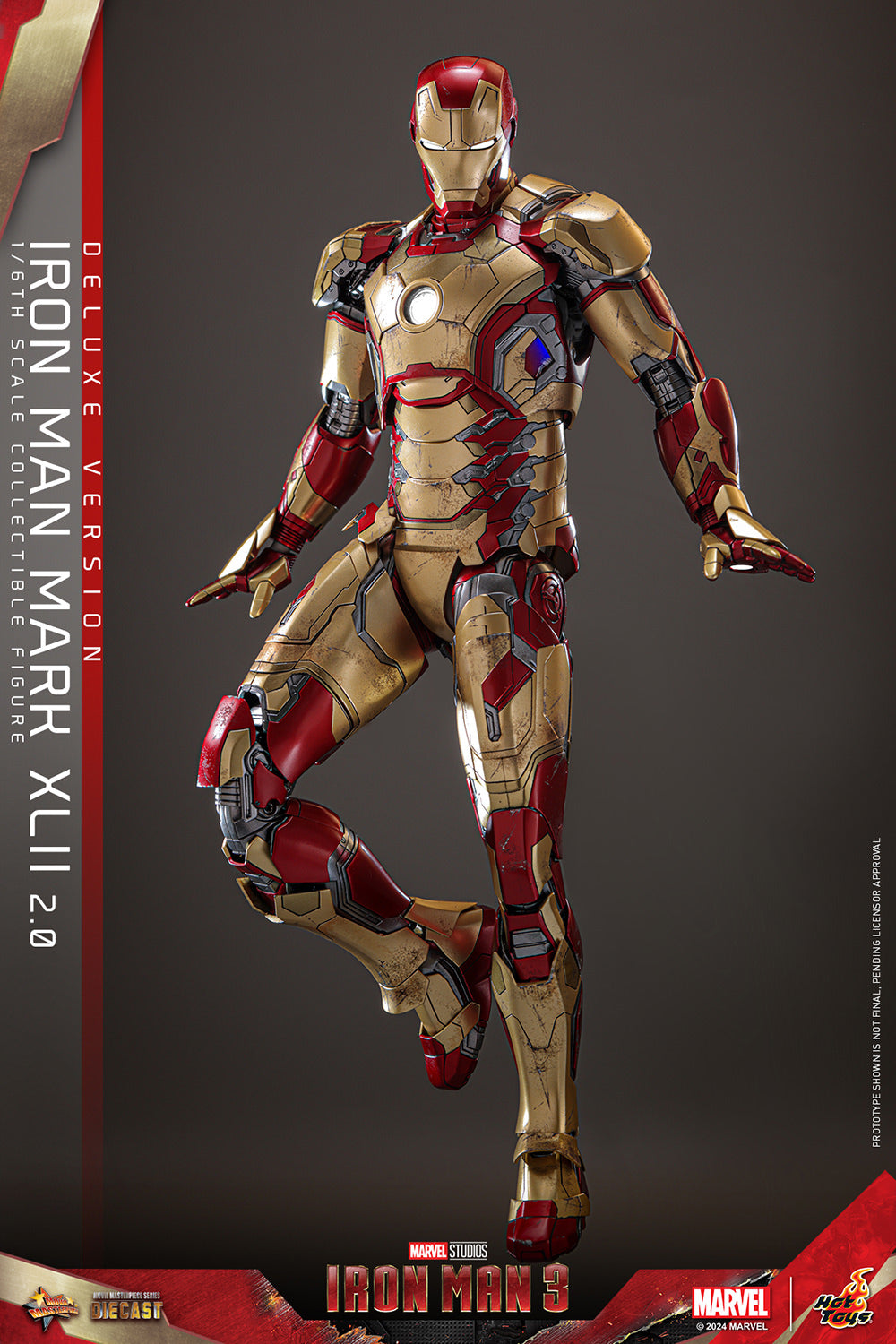 Iron Man Mark XLII (2.0) Deluxe Sixth Scale Figure