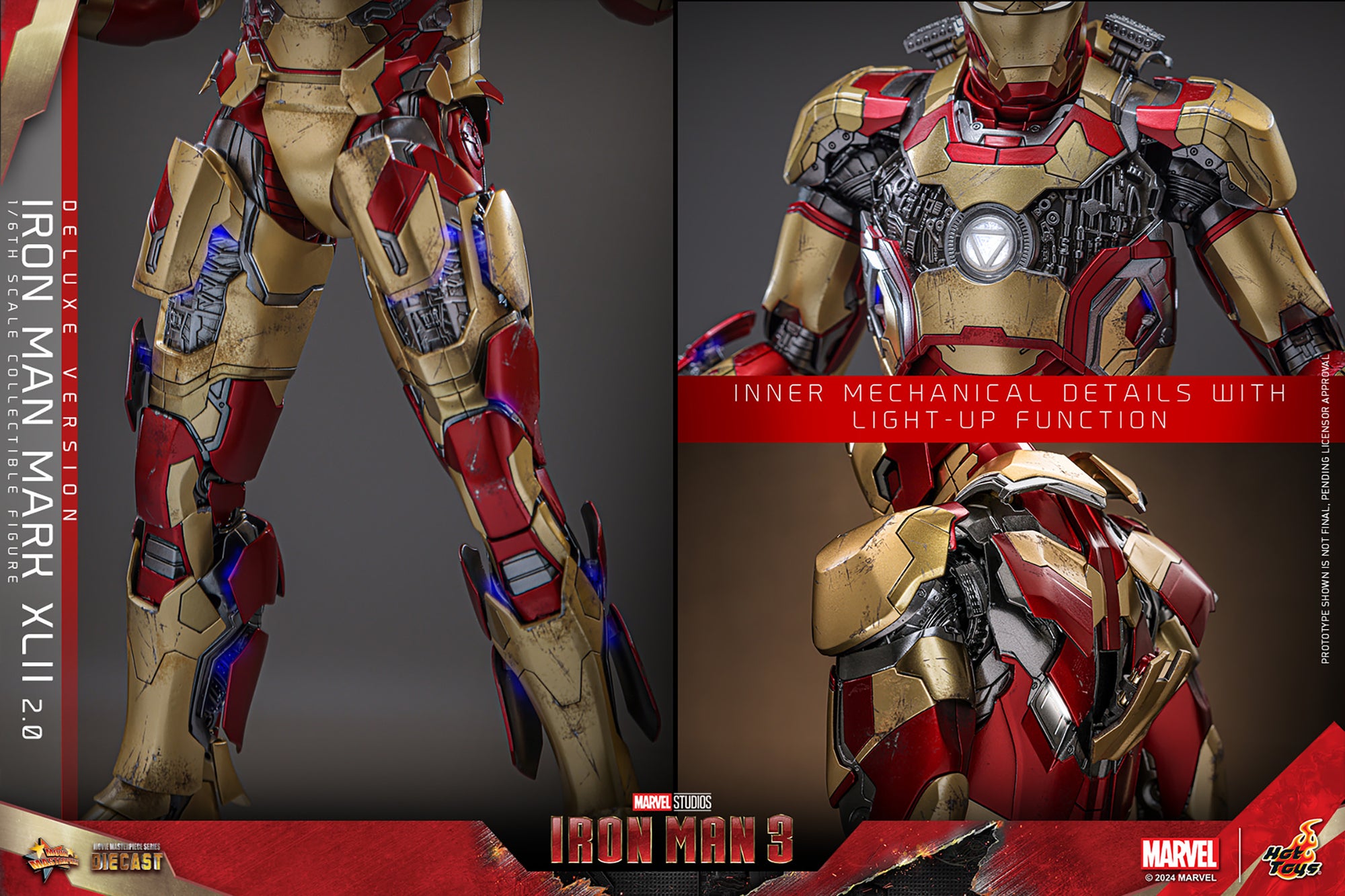 Iron Man Mark XLII (2.0) Deluxe Sixth Scale Figure