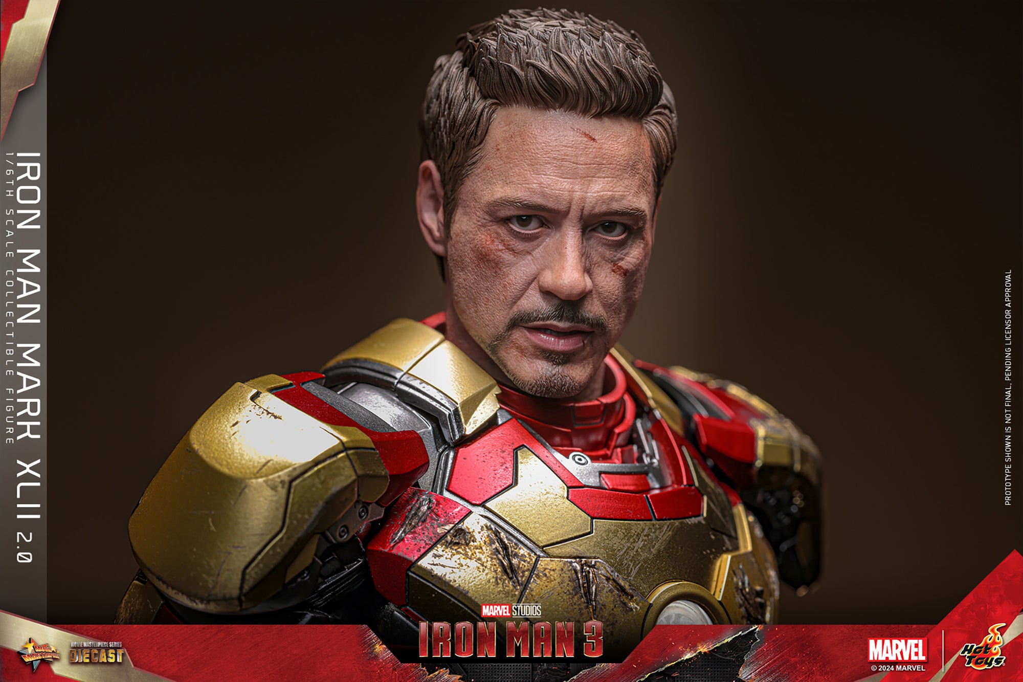 Iron Man 3 Mark XLII 2.0 1/6 Scale Marvel Figure MMS758D65