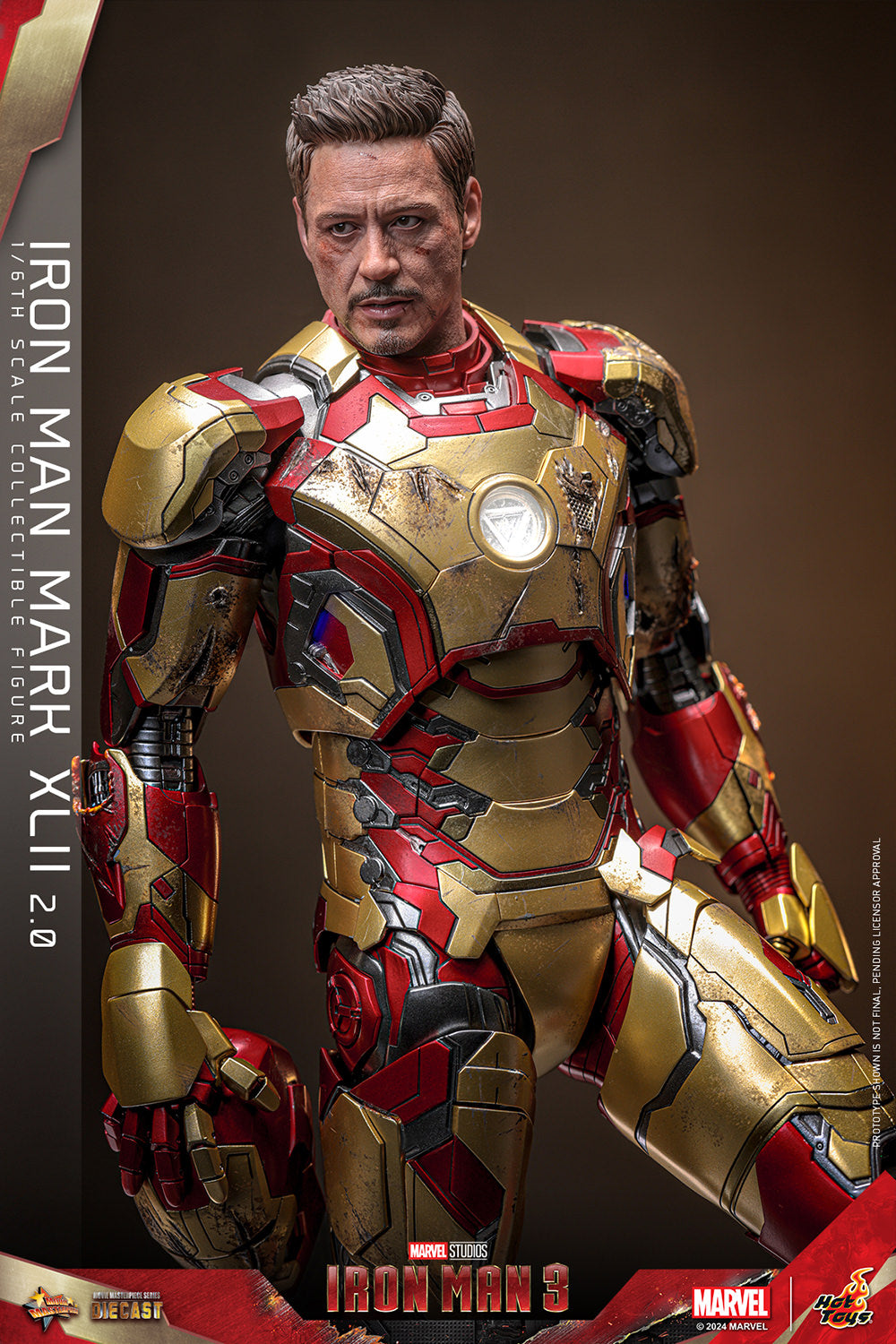 Iron Man 3 Mark XLII 2.0 1/6 Scale Marvel Figure MMS758D65