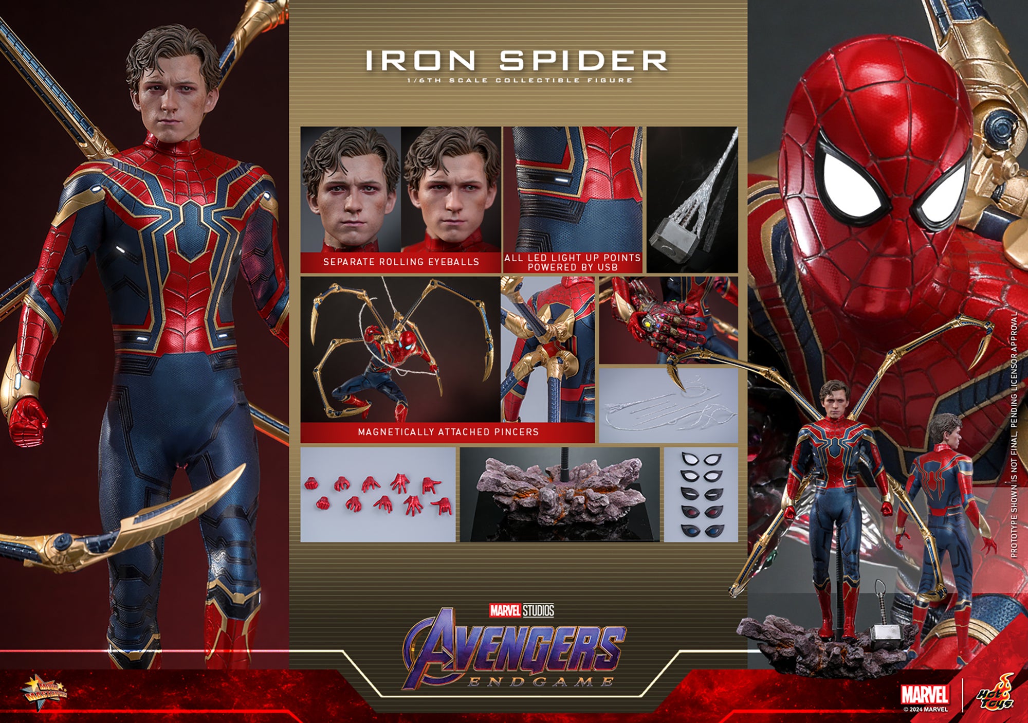 Hot Toys Iron Spider Sixth Scale Action Figure MMS761