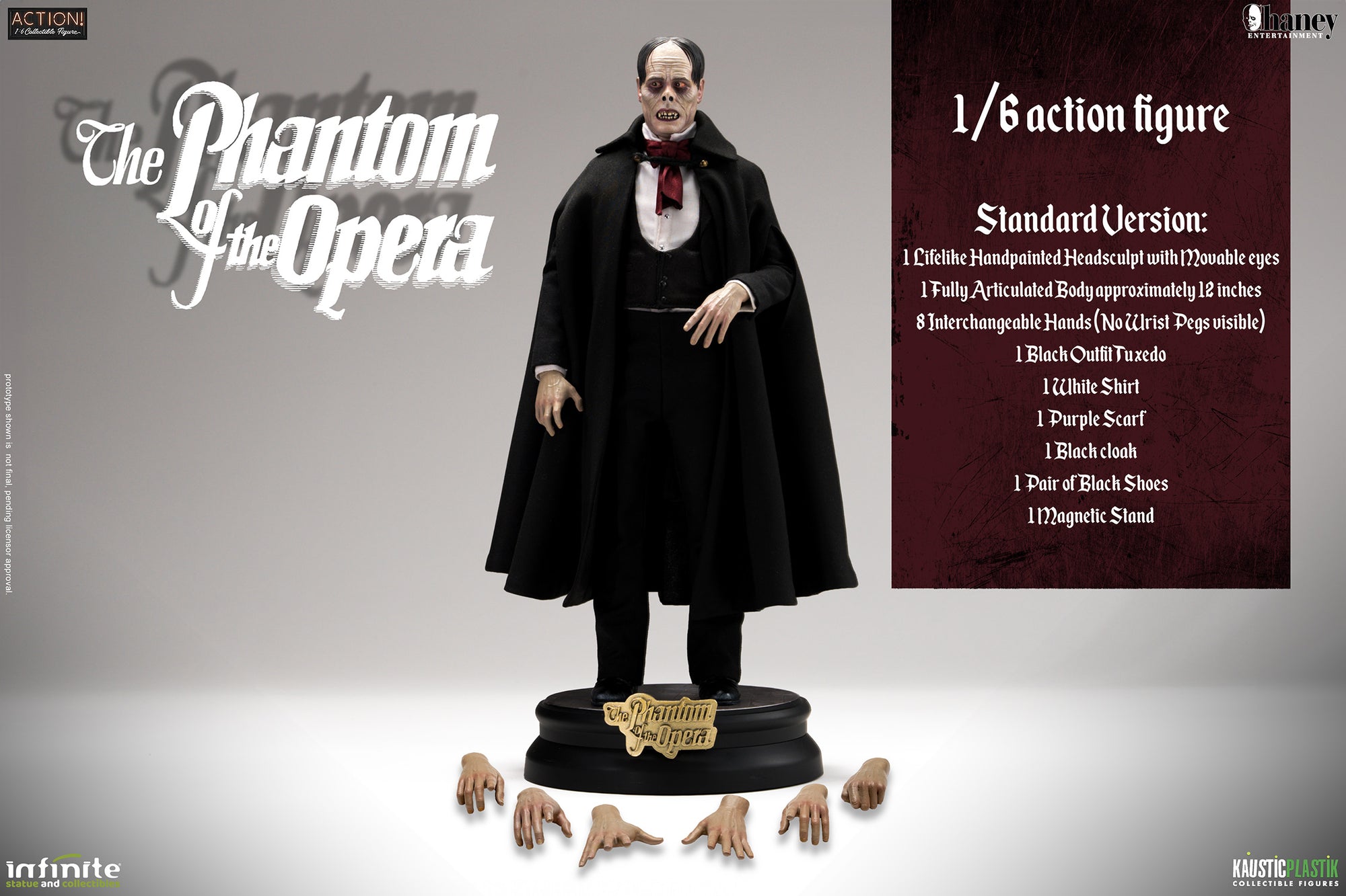 Lon Chaney as Phantom of the Opera Sixth Scale Figure